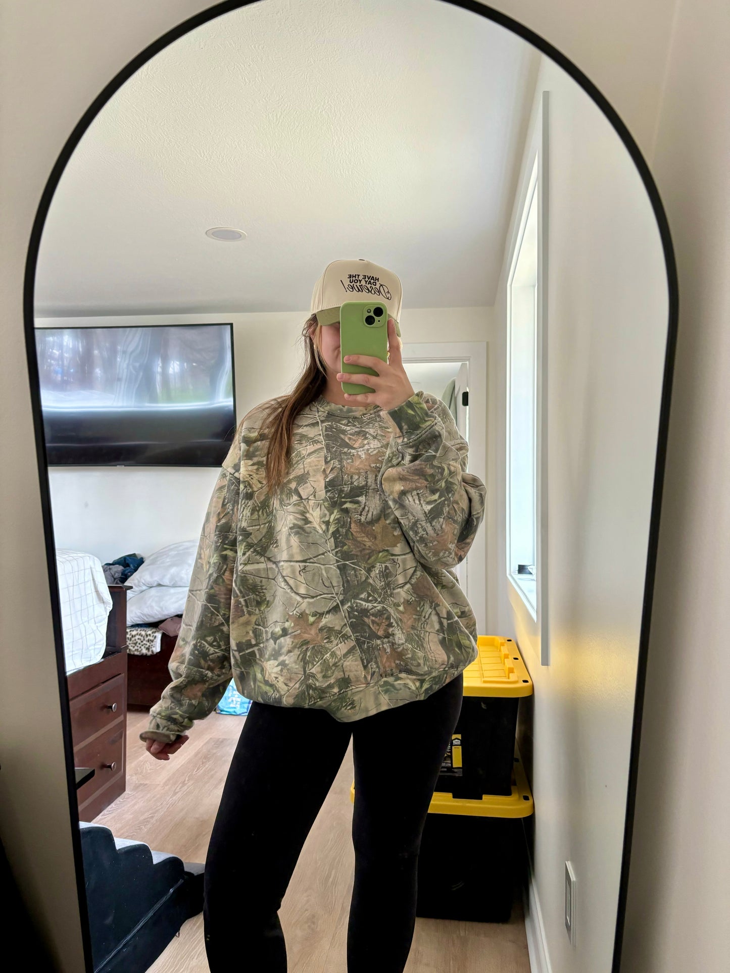 Camo Crewneck Sweatshirt