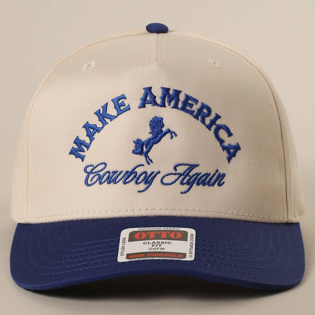 Make America Cowboy Again Trucker Hat