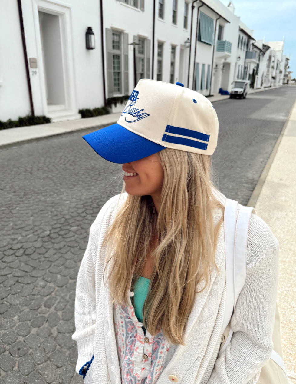 Booked and Busy - Royal Blue Vintage Trucker Hat