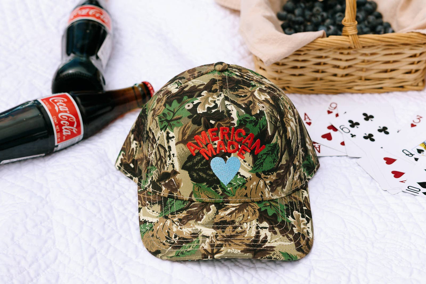 American Made Camo Hat- 4th of July Hat