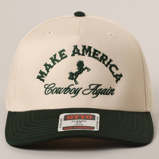 Make America Cowboy Again Trucker Hat