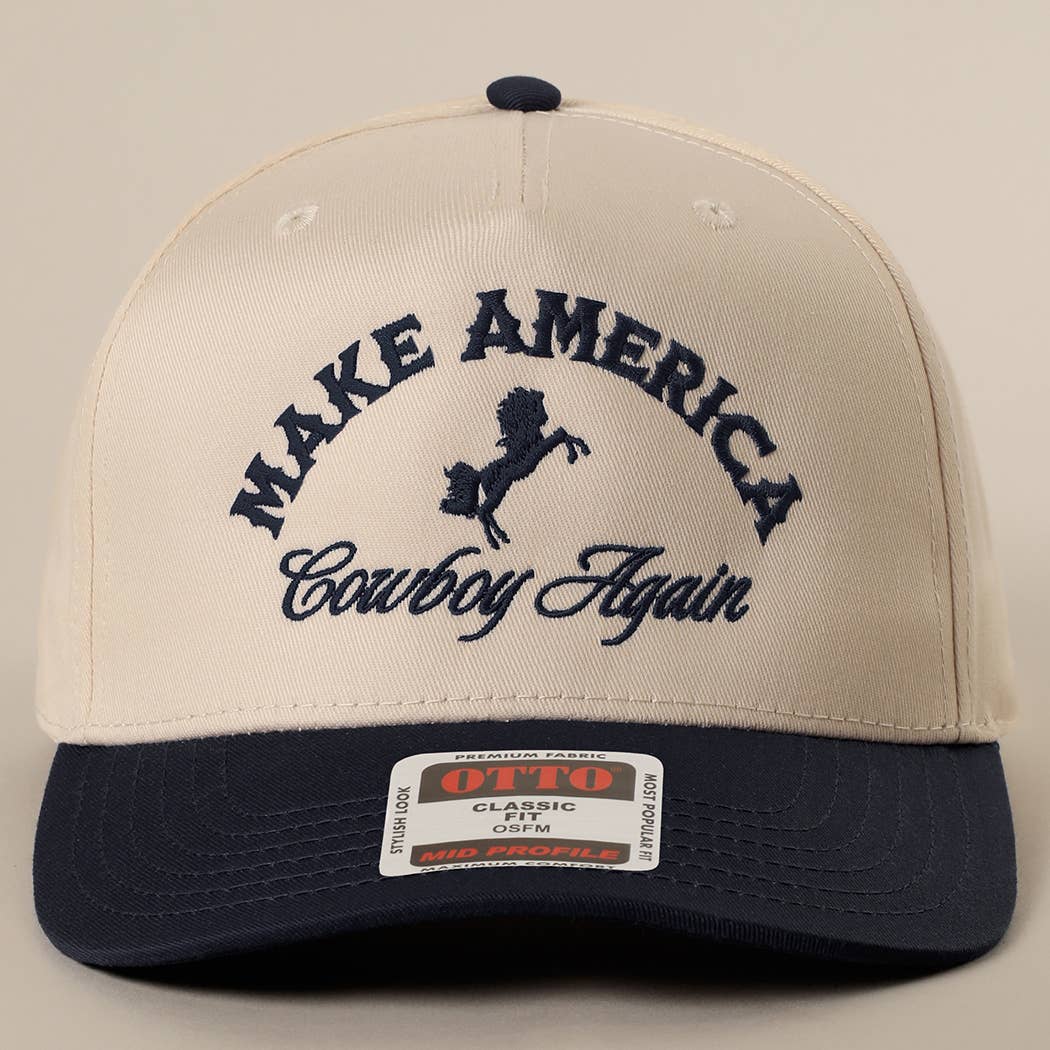 Make America Cowboy Again Trucker Hat