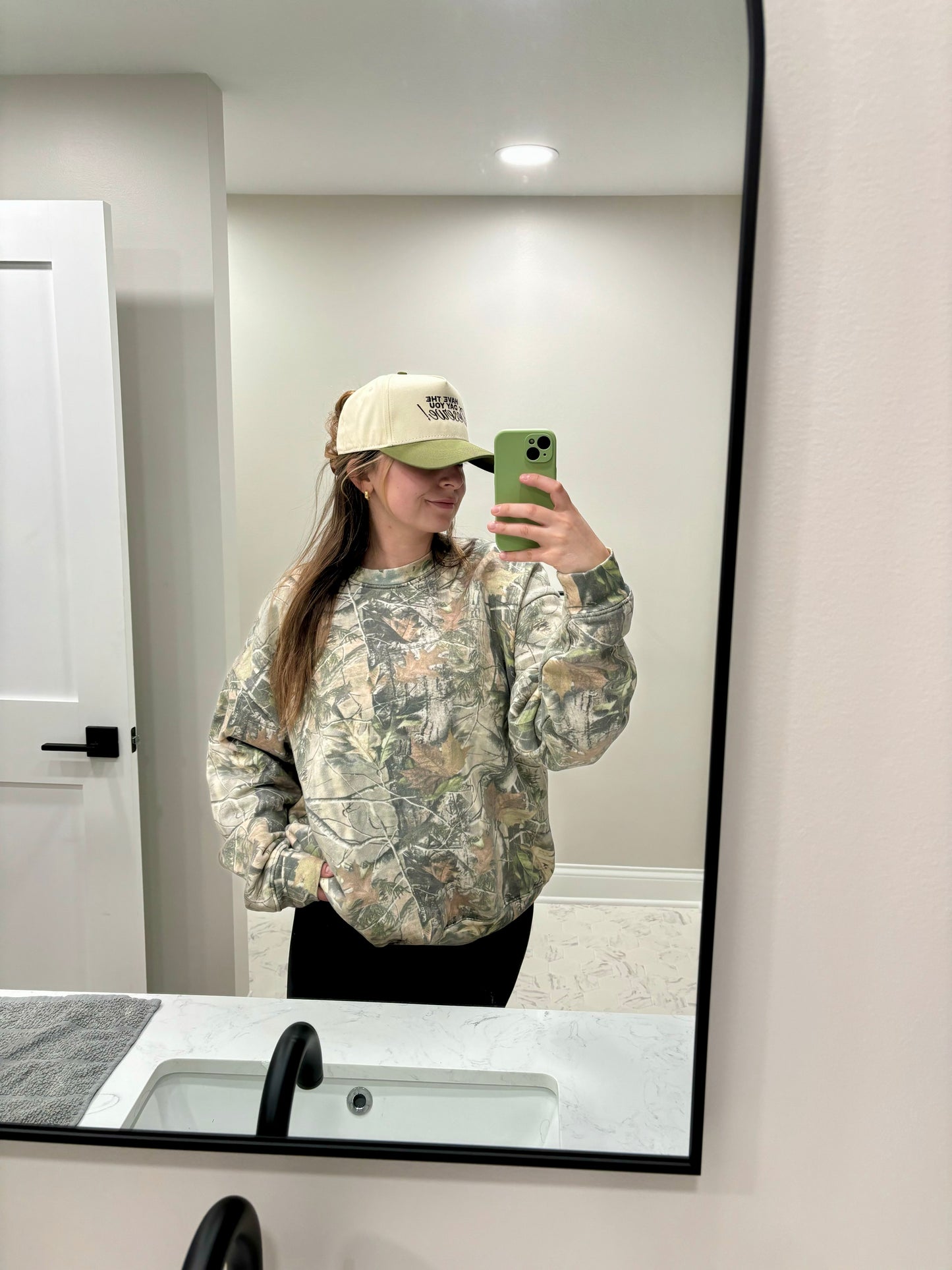 Camo Crewneck Sweatshirt