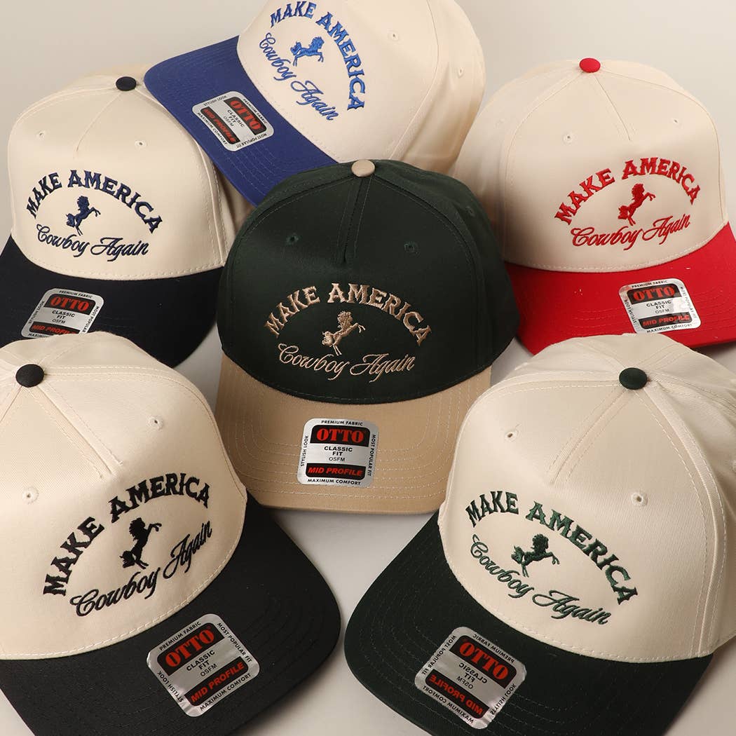 Make America Cowboy Again Trucker Hat