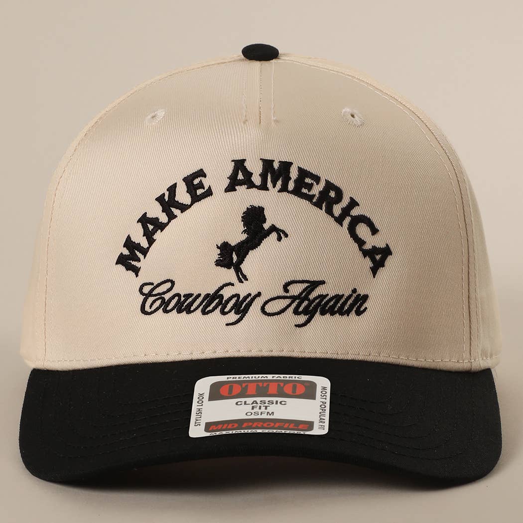 Make America Cowboy Again Trucker Hat