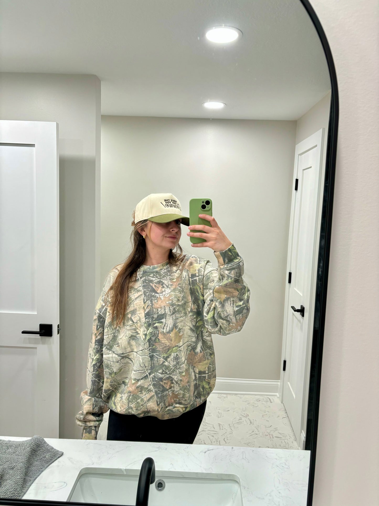 Camo Crewneck Sweatshirt