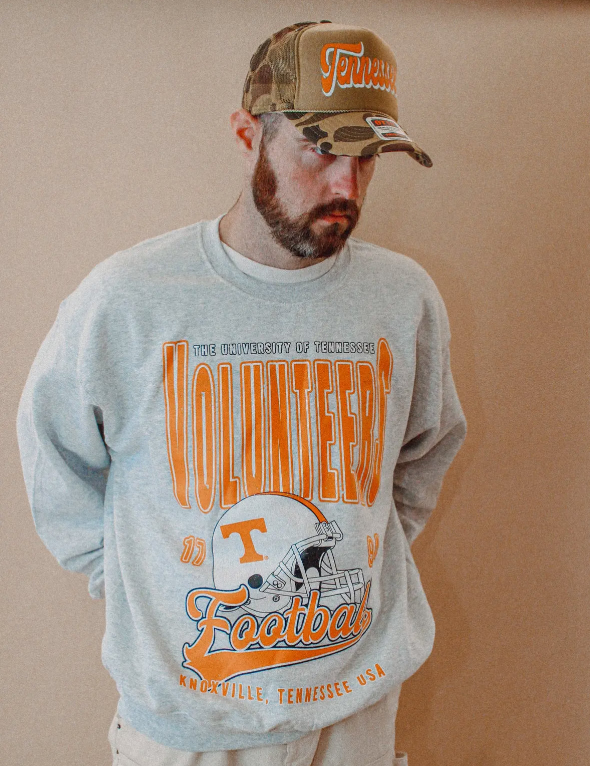 Tennessee Volunteers Football Oversized 90's Sweatshirt