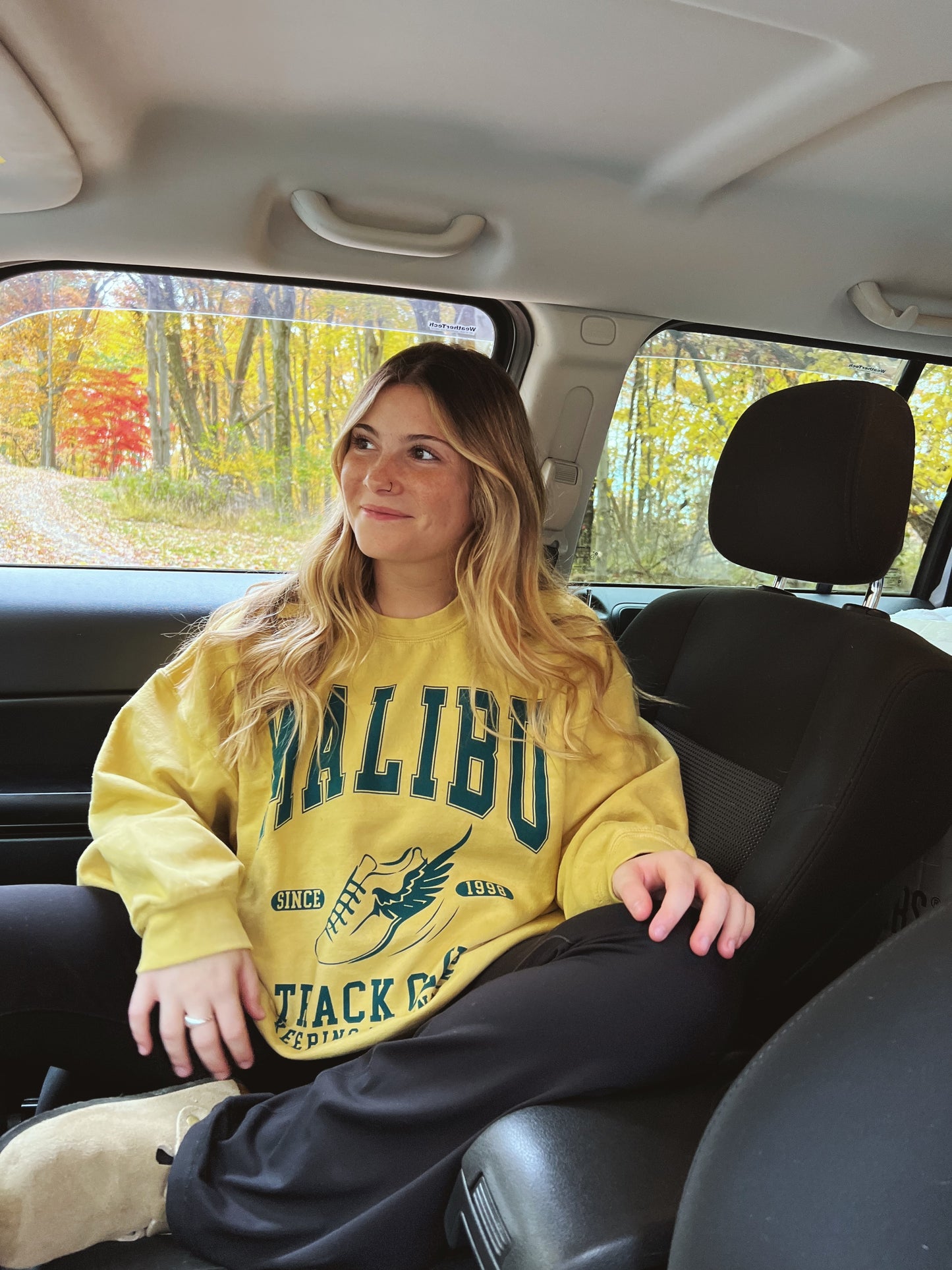 Malibu Track Club Graphic Crewneck Sweatshirt