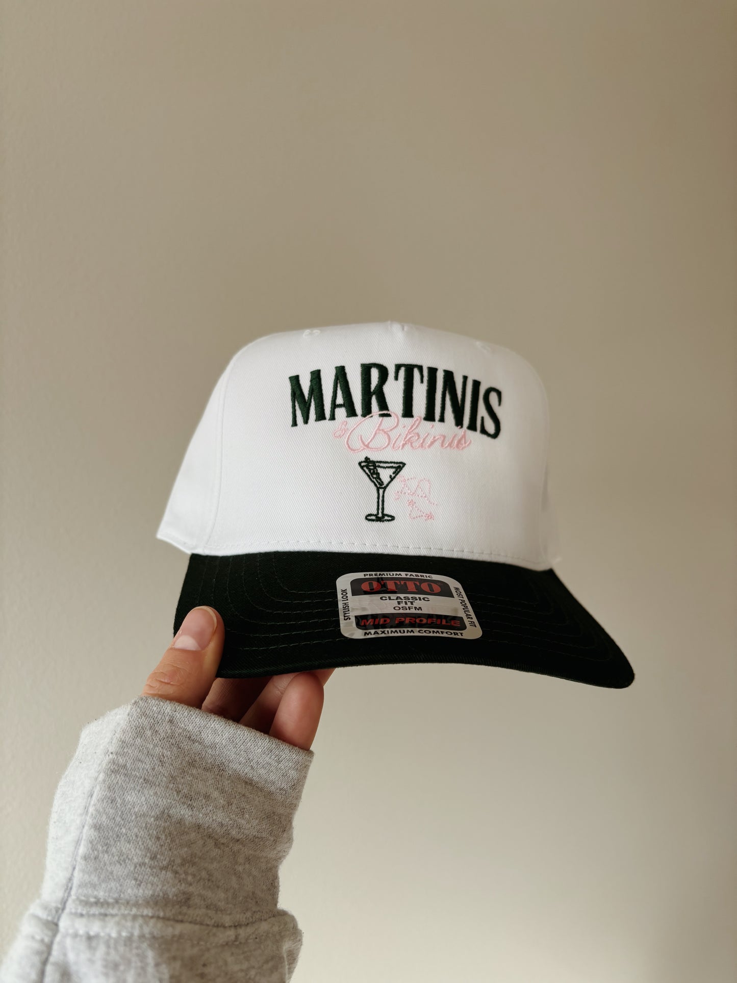 Custom Canvas Martinis & Bikini Trucker Hat