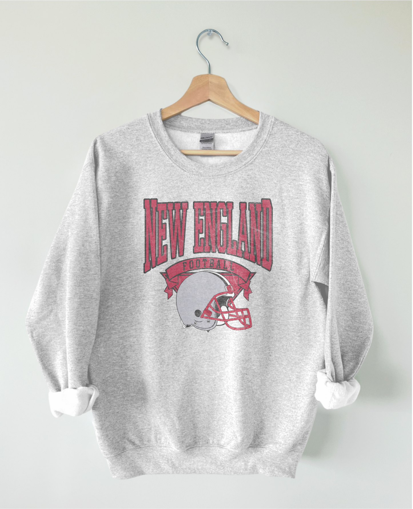 New England Football Vintage Style Sweatshirt