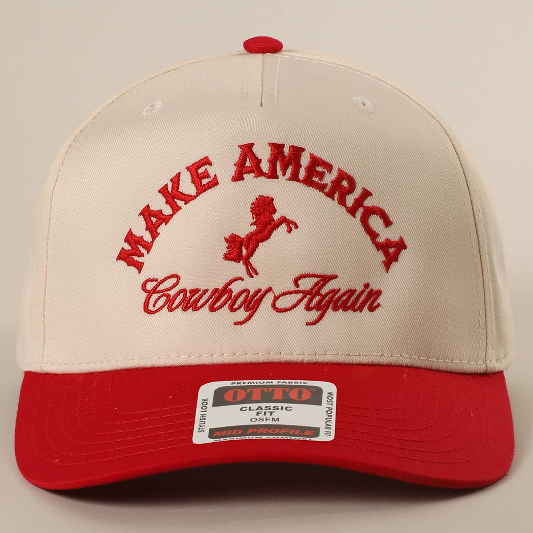 Make America Cowboy Again Trucker Hat