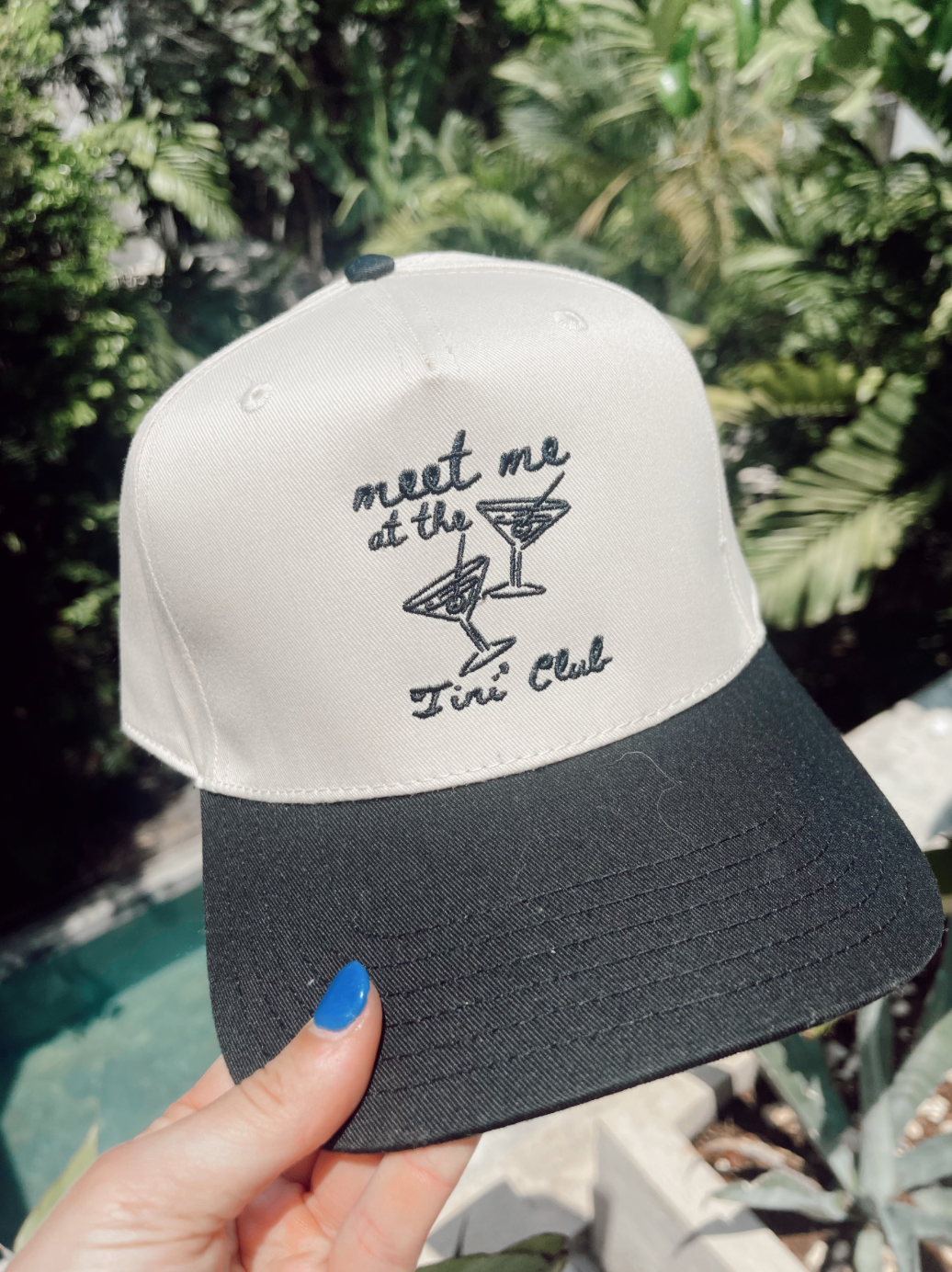 Meet Me at the Tini' Club - Black Vintage Trucker Hat
