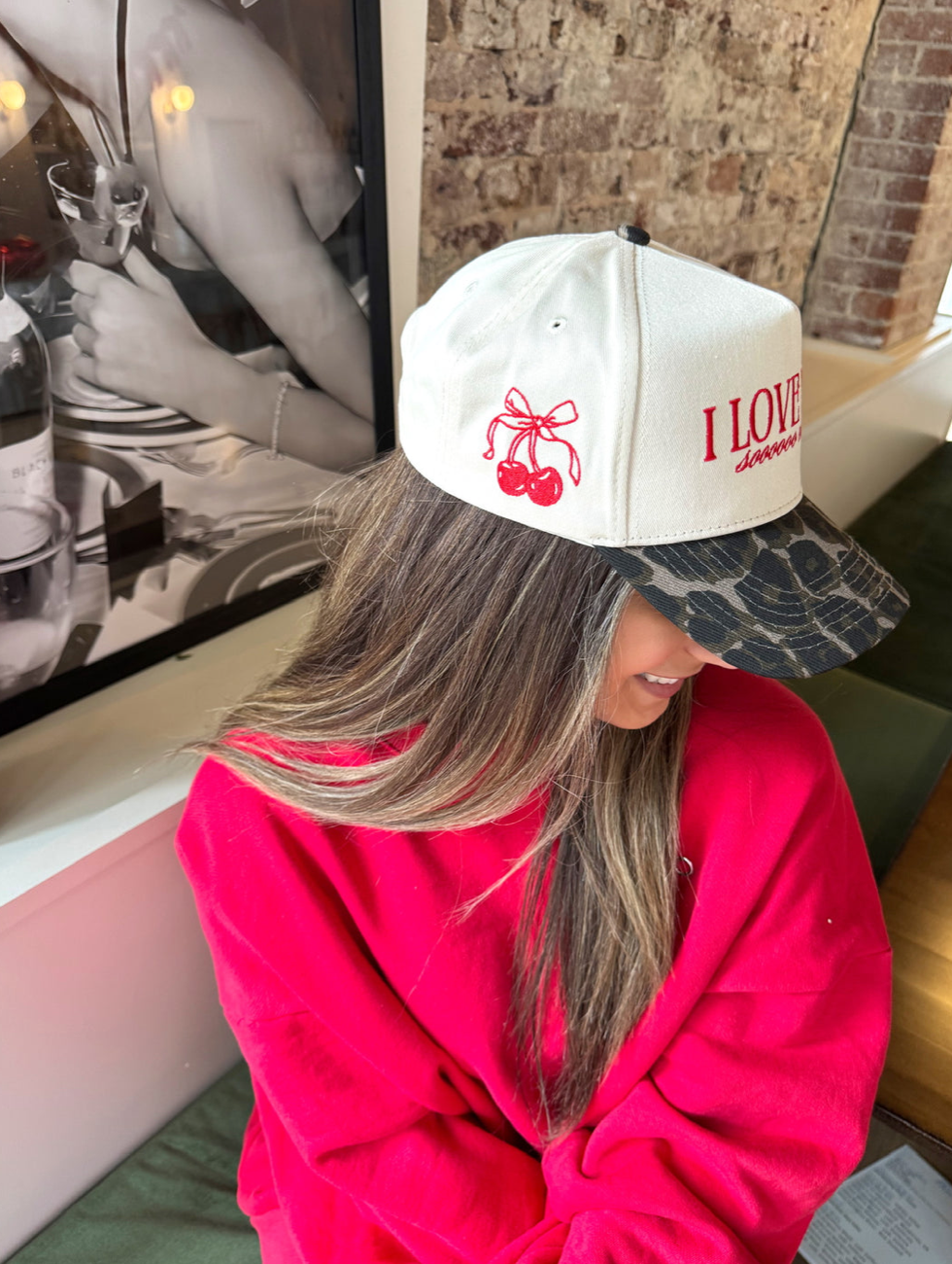 I Love You Sooooo Much - Leopard Vintage Hat