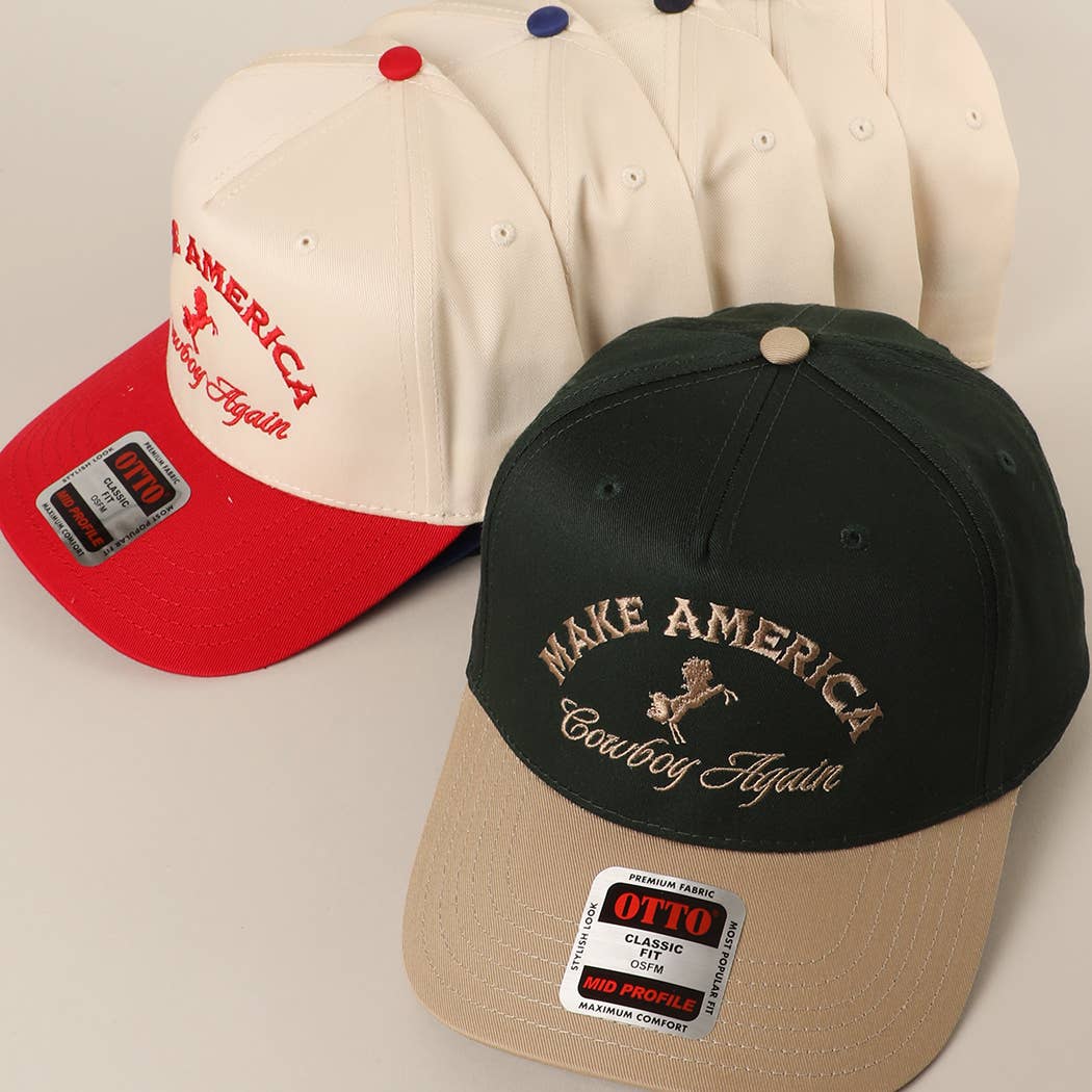 Make America Cowboy Again Trucker Hat