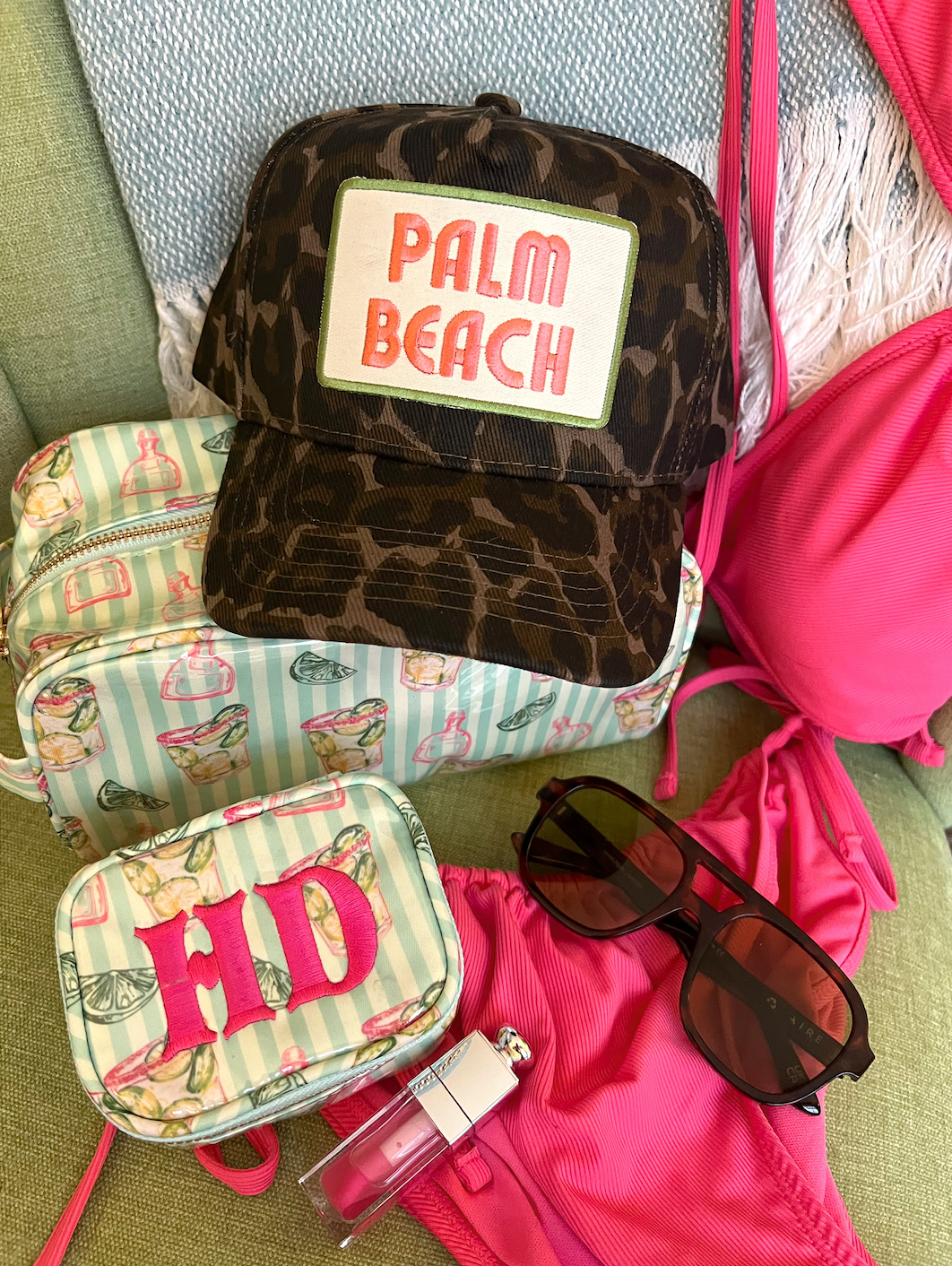 Palm Beach - Leopard Vintage Trucker