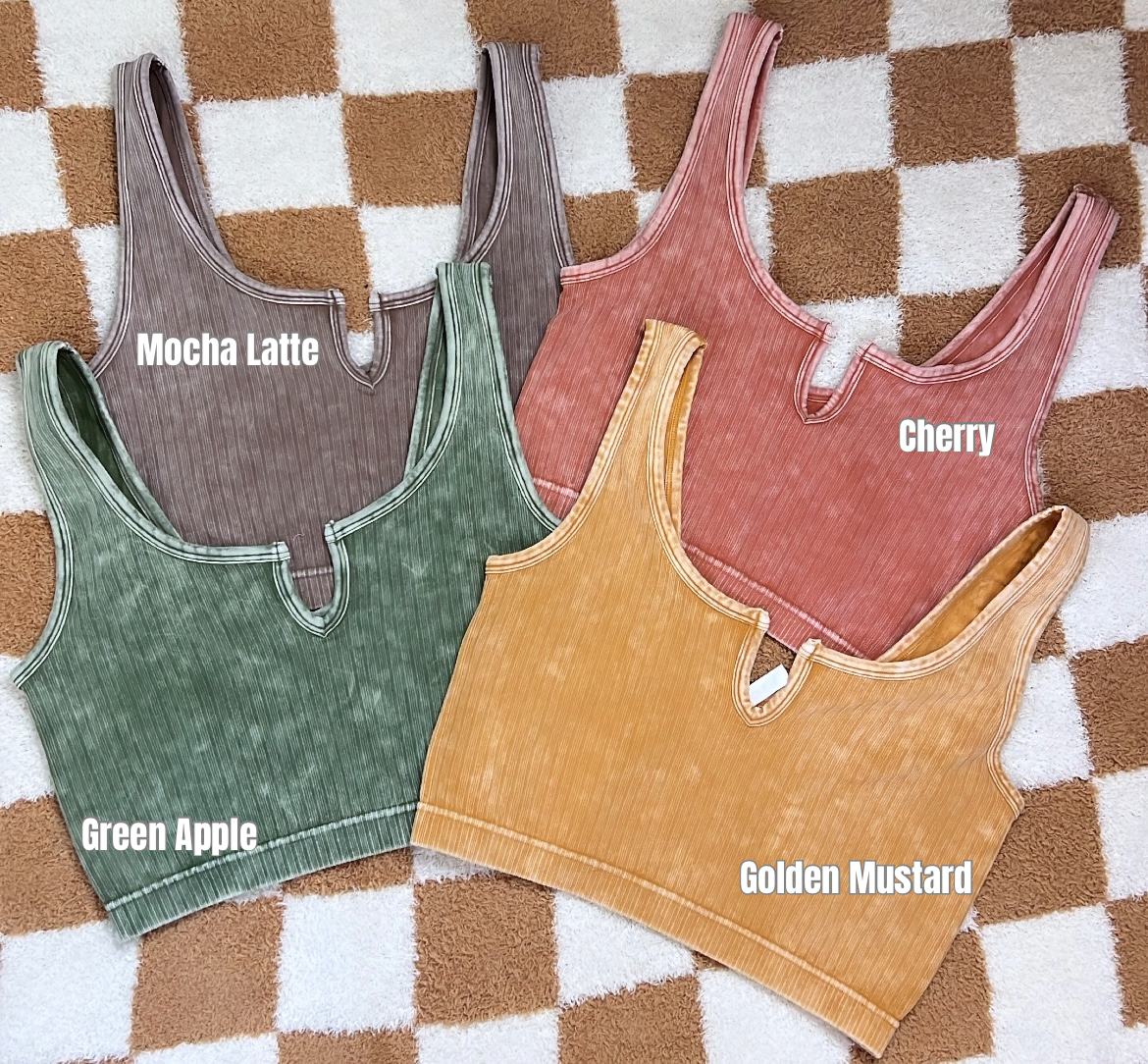 Keyhole Ribbed Seamless Tanks