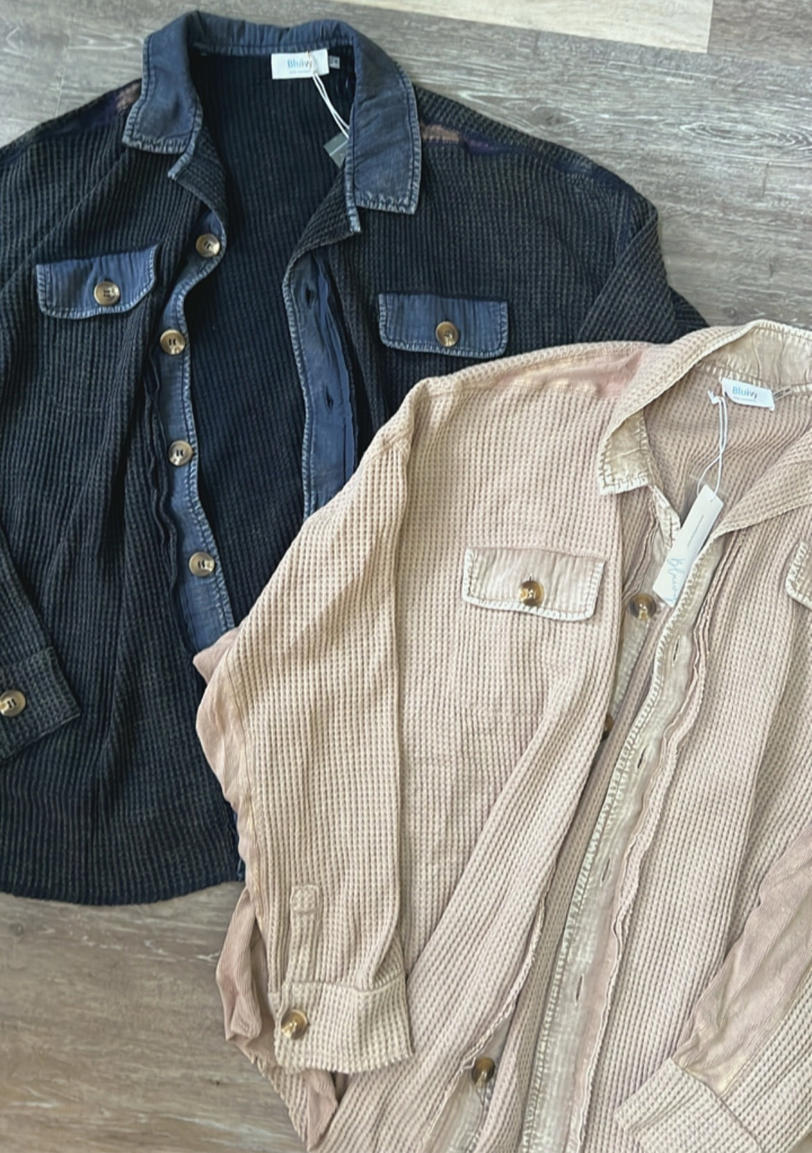 Waffle Knit Shacket