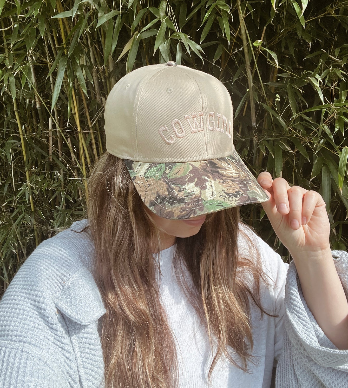 Cowgirl Embroidered Trucker Cap