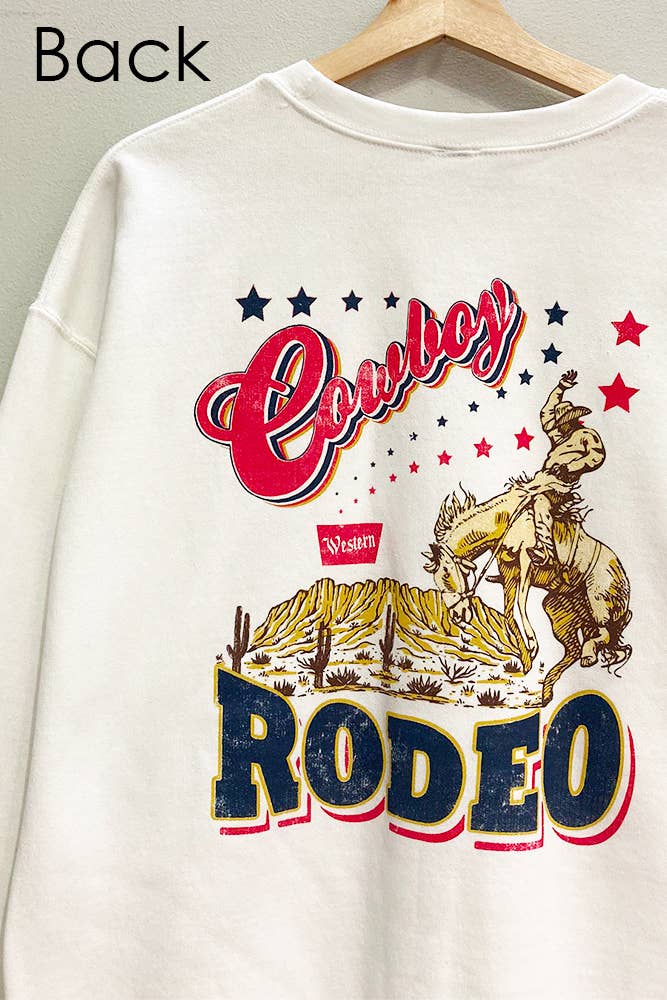 Cowboy Rodeo Oversized Sweatshirt