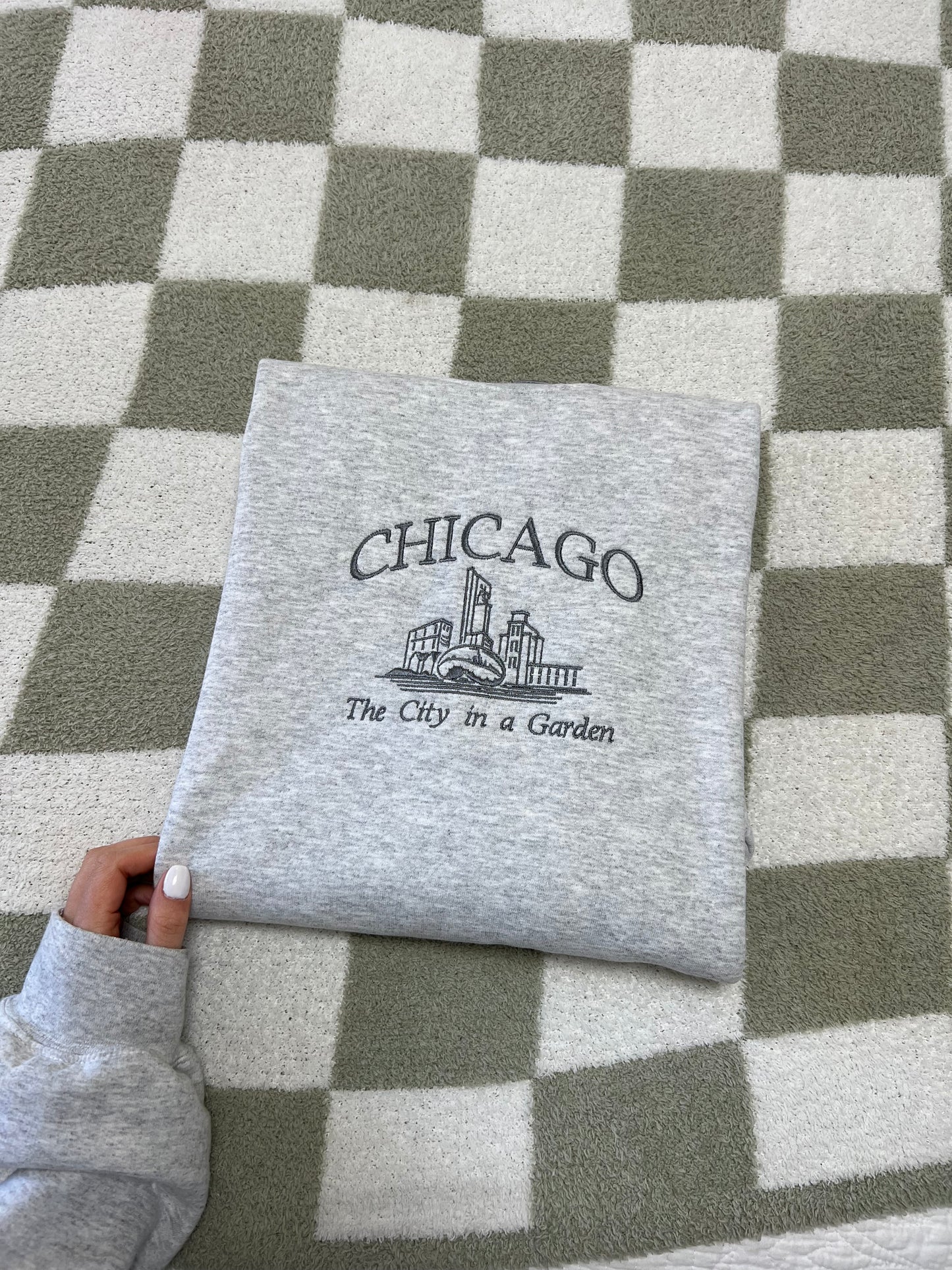 Chicago Embroidered Crewneck