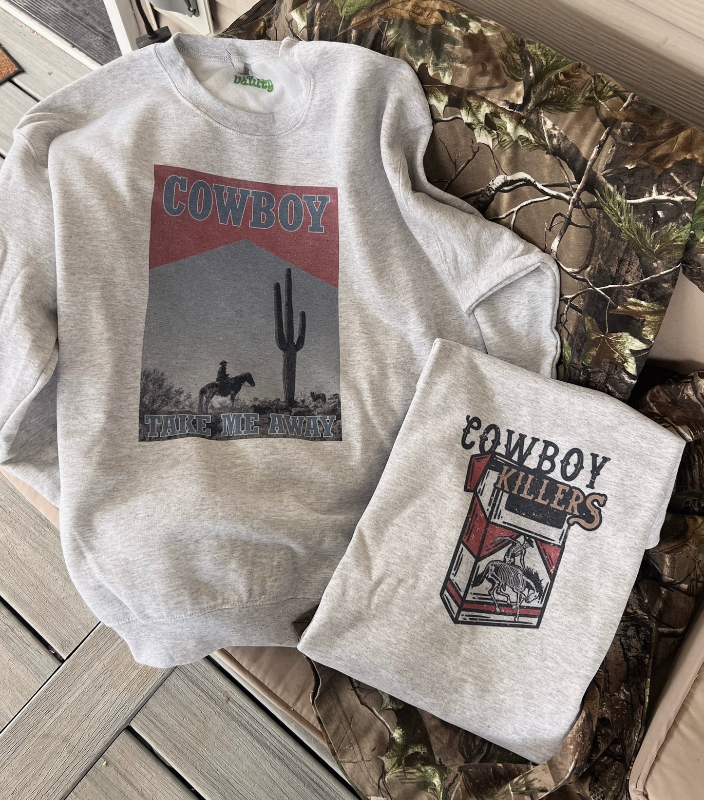 Cowboy Crewneck Sweatshirt