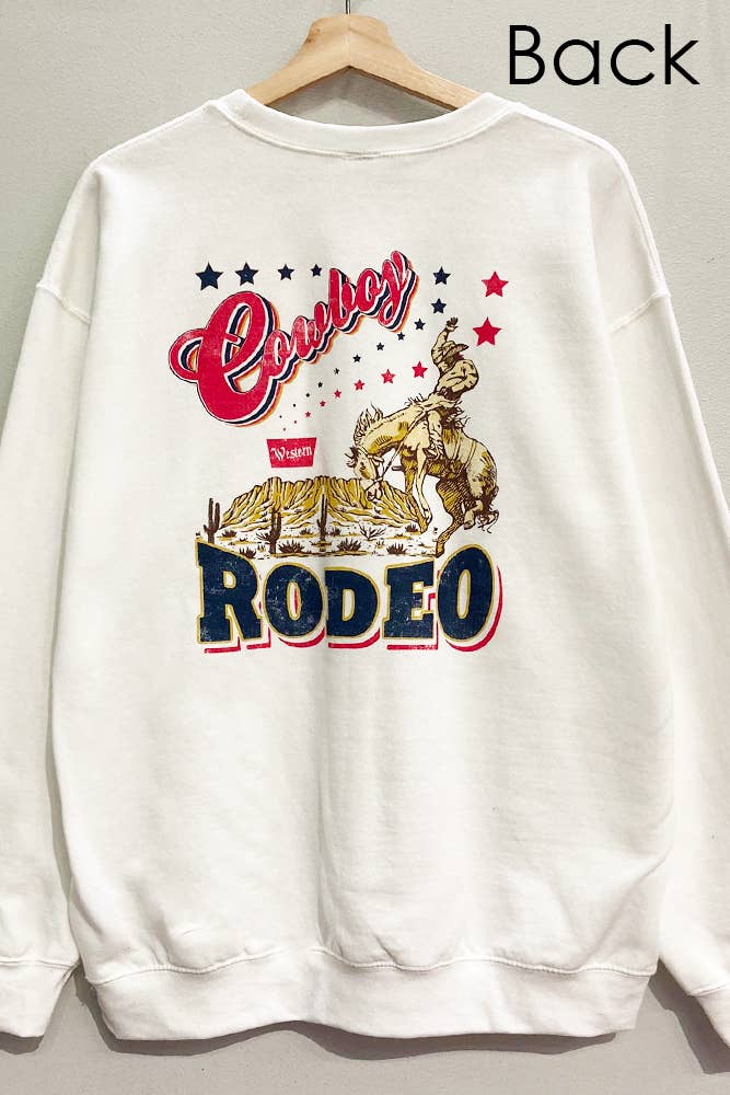 Cowboy Rodeo Oversized Sweatshirt