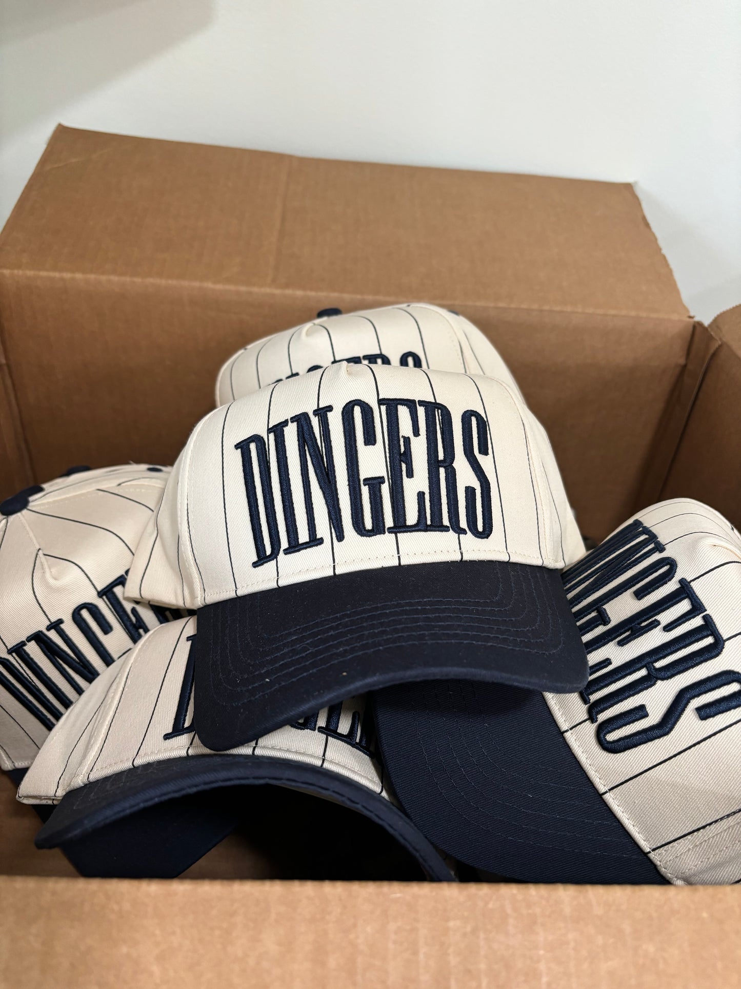 Baseball Stripe Vintage Embroidered Trucker Hat