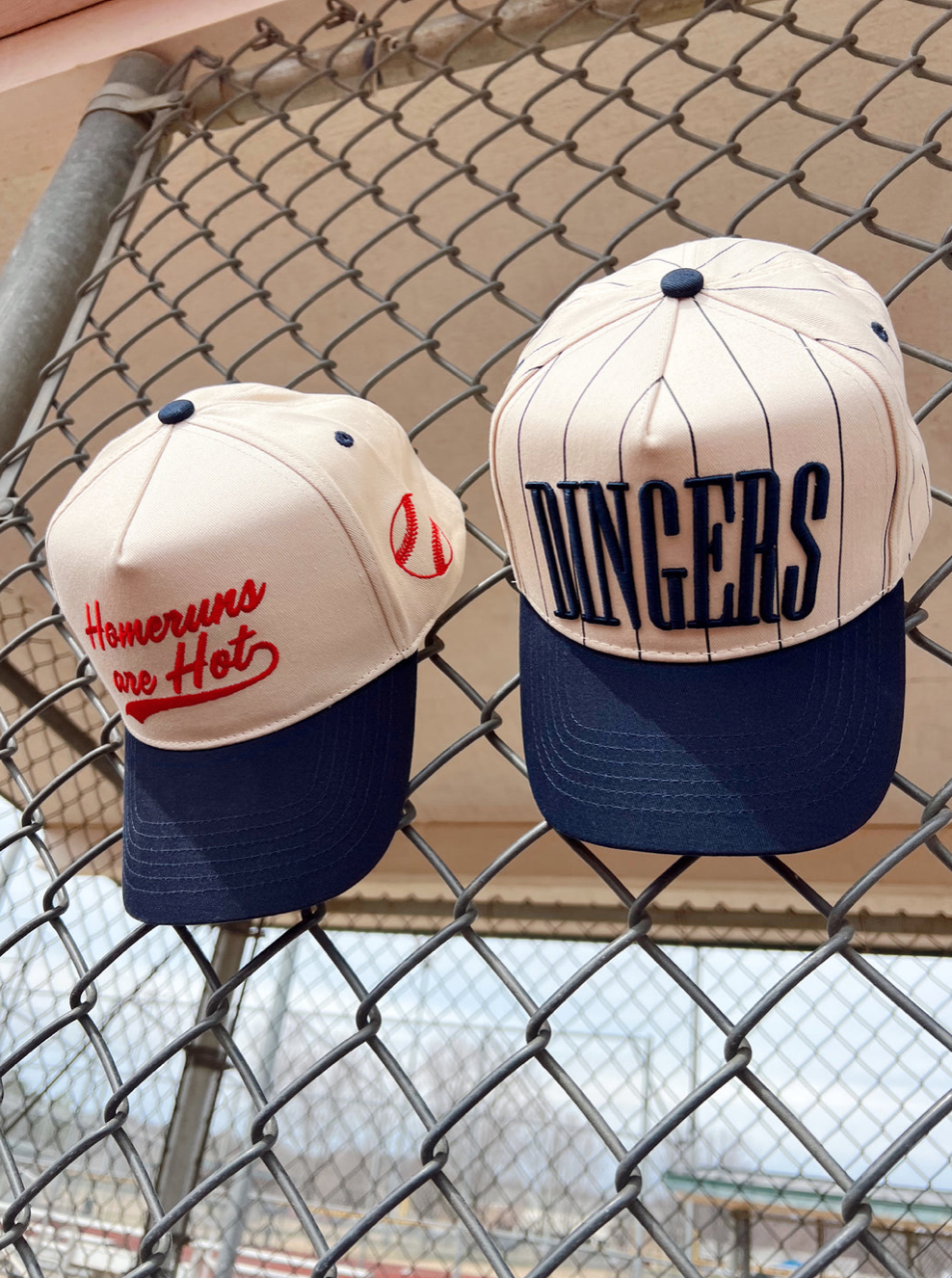 Baseball Stripe Vintage Embroidered Trucker Hat