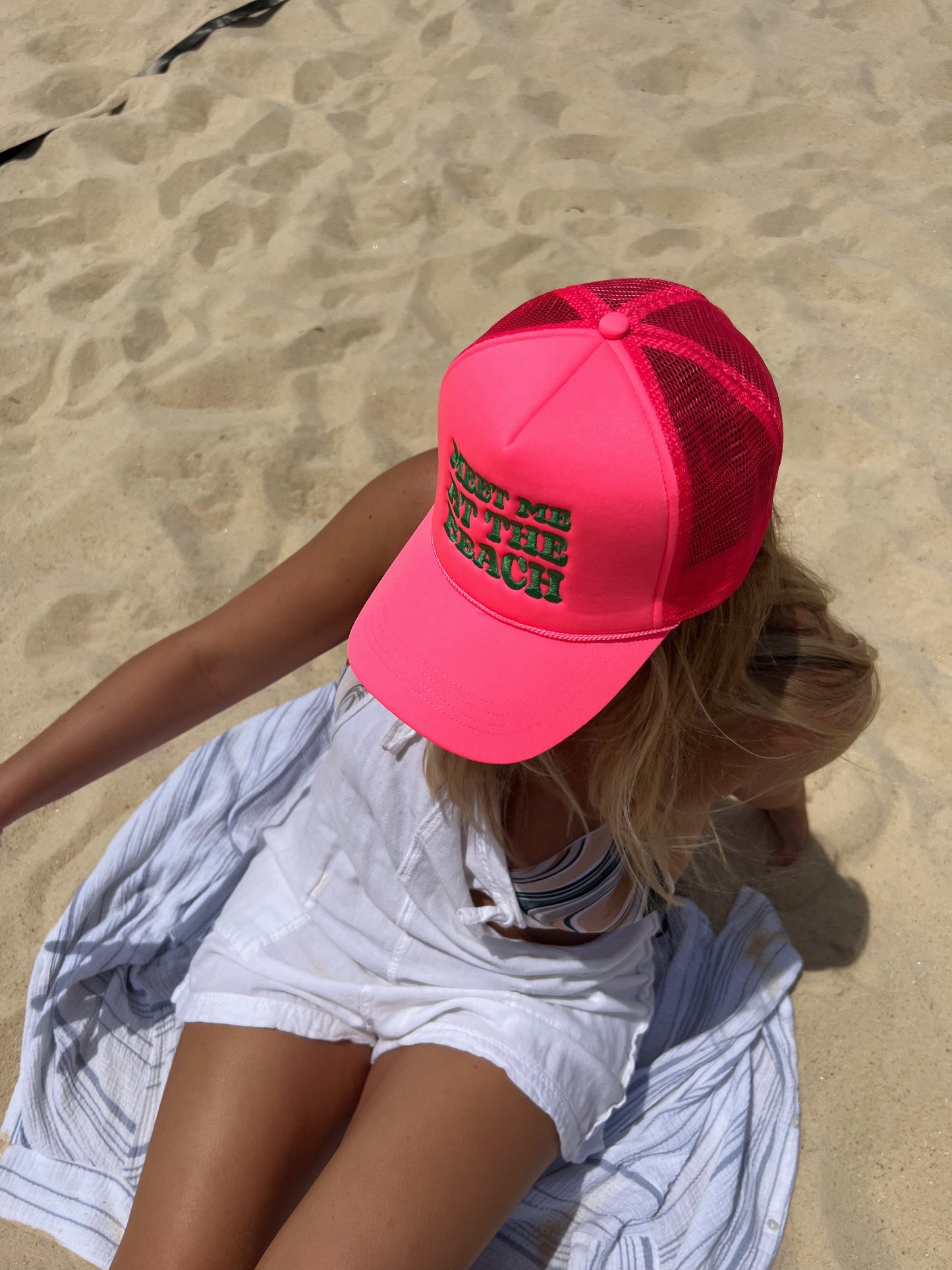 Meet Me At Beach Trucker Hat