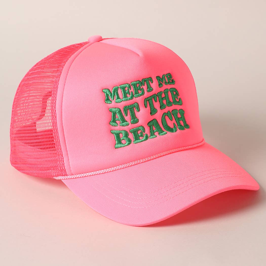 Meet Me At Beach Trucker Hat