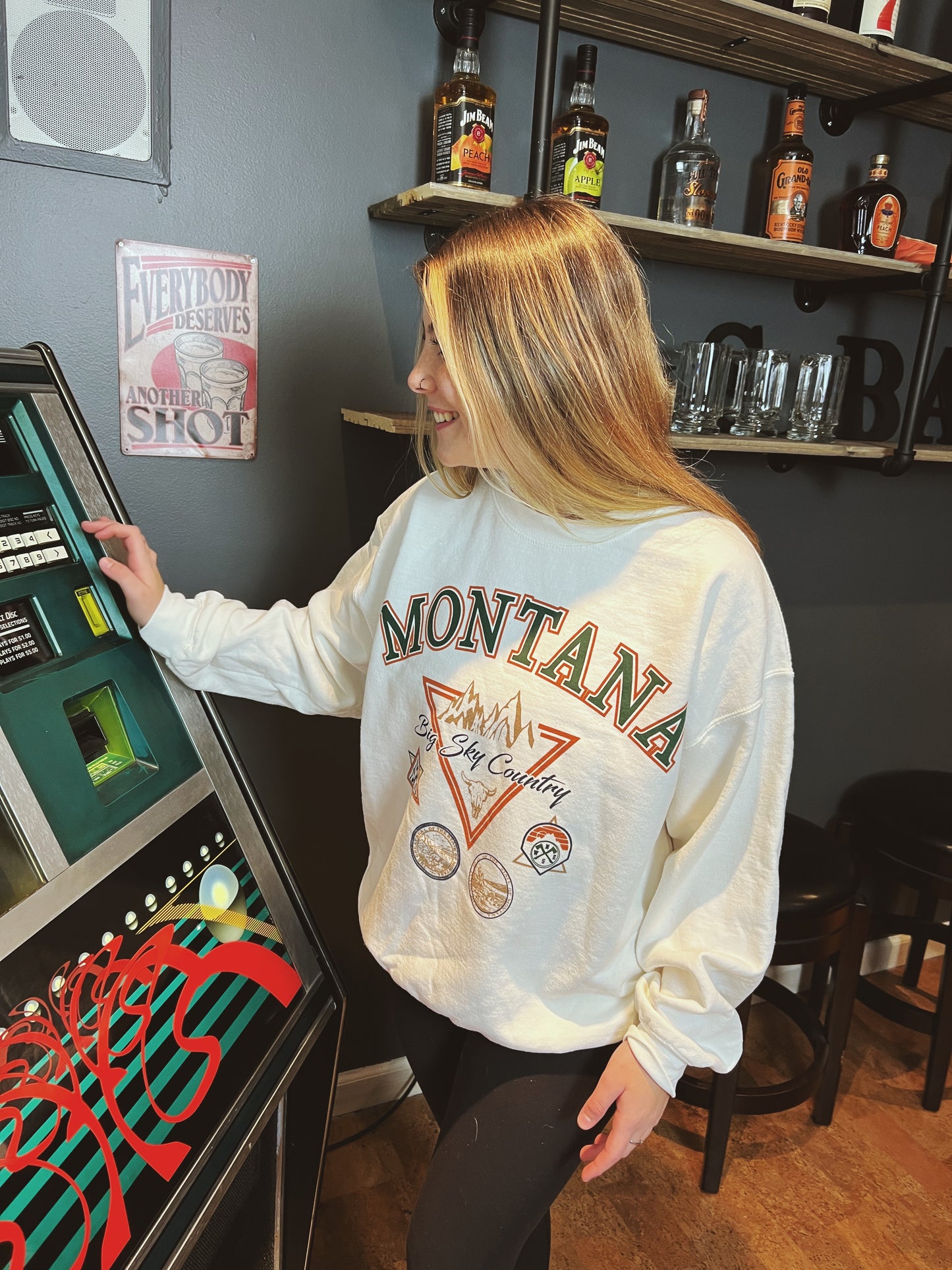 Montana Graphic Crewneck Sweatshirt