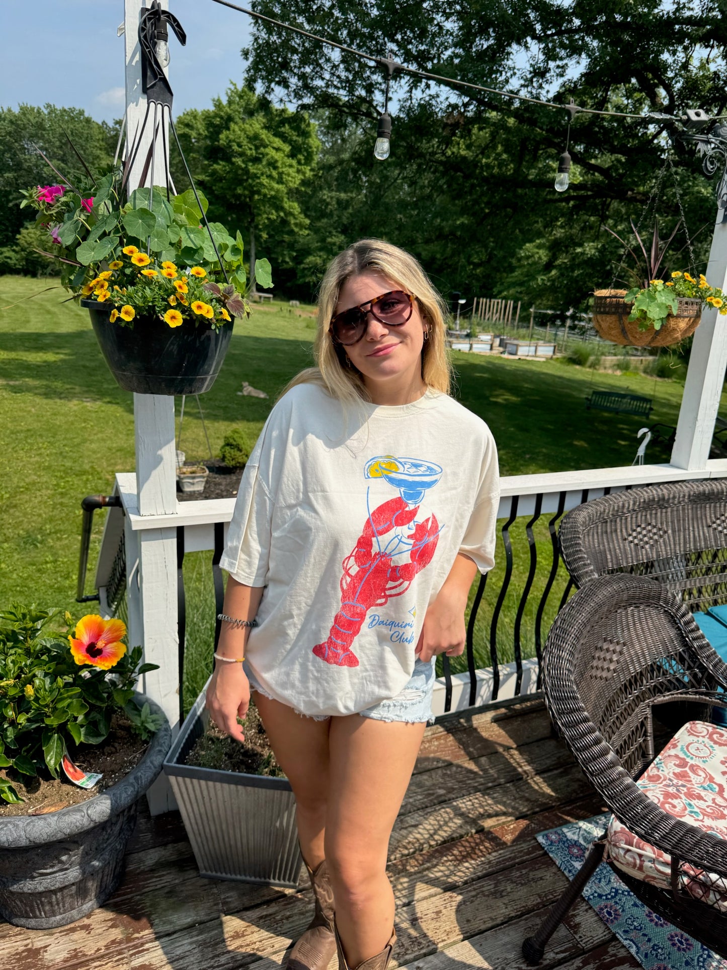 Daiquiri Club Boxy Oversized Shirt