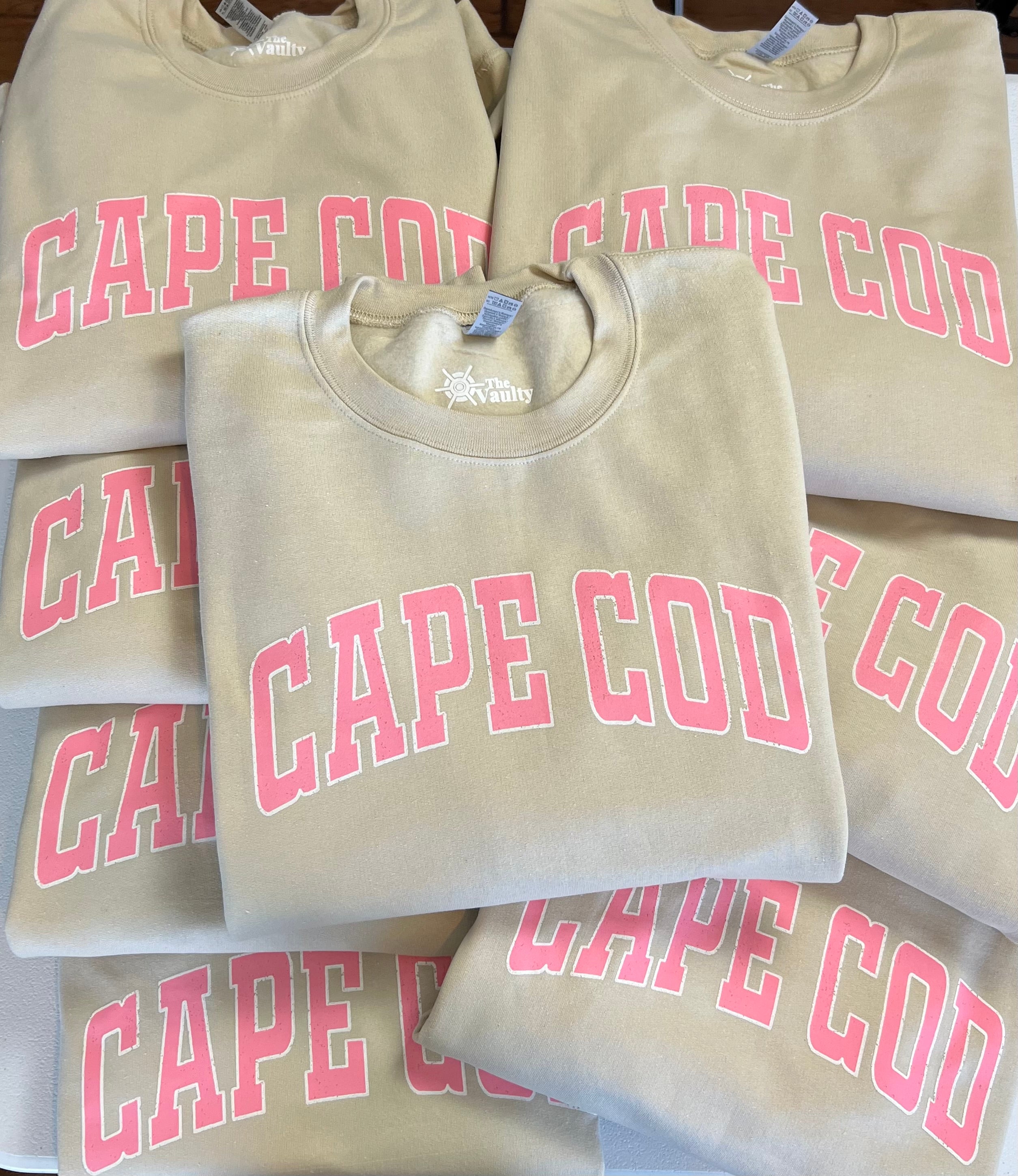 The VAULTY Cape Cod Crewneck Sweatshirt Medium Sand