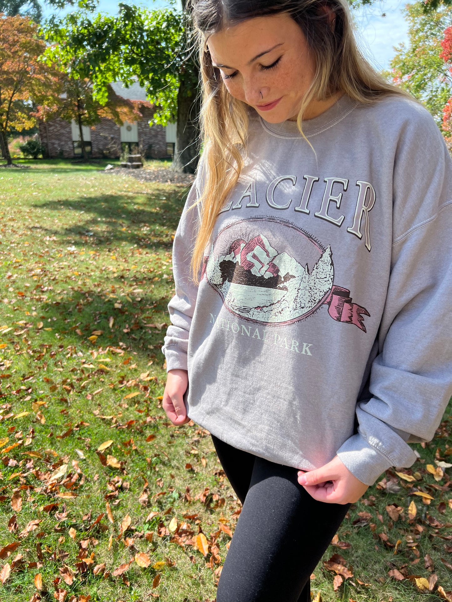 Glacier Graphic Crewneck Sweatshirt