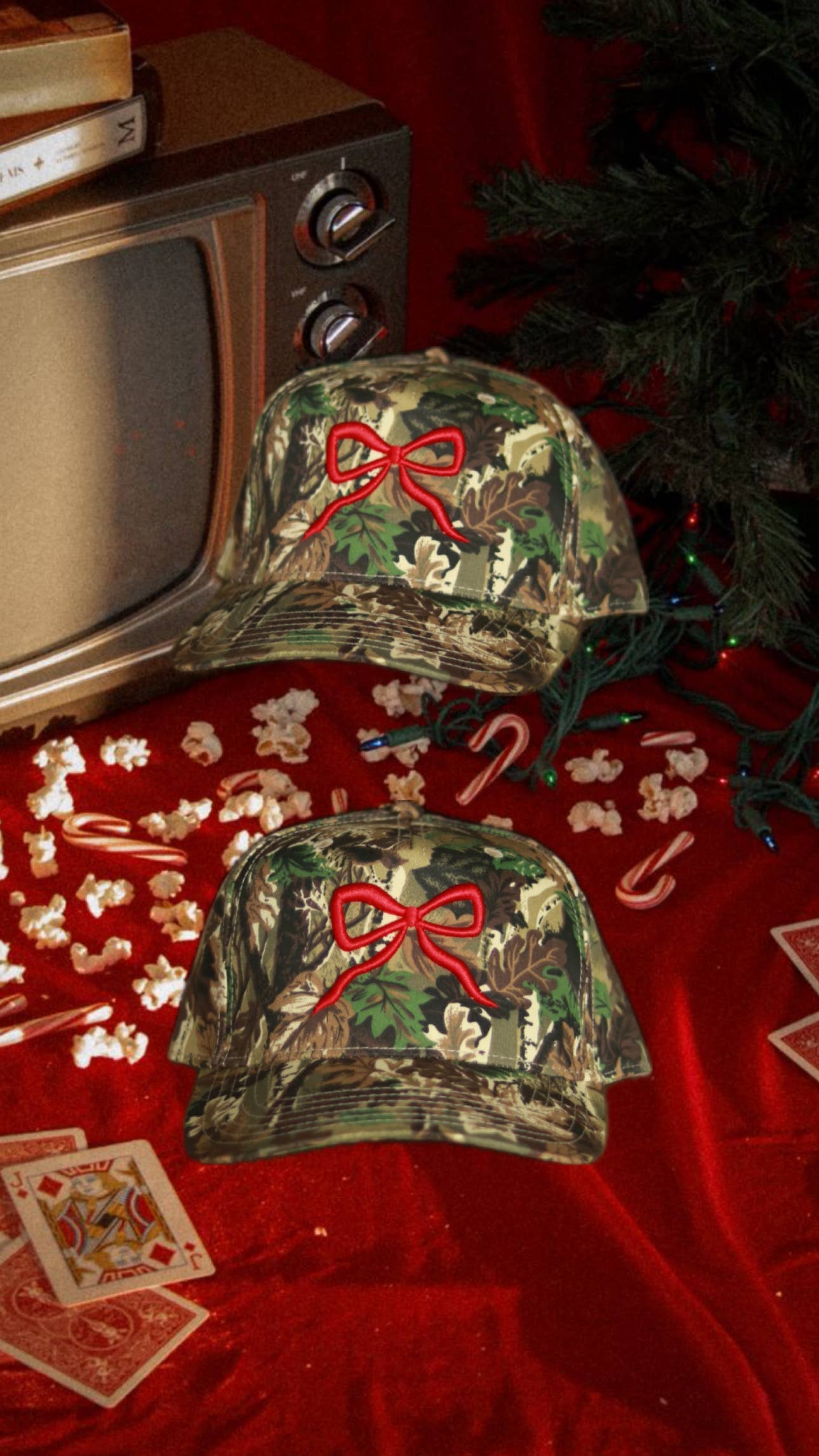 PREORDER: Camo Bow Hat