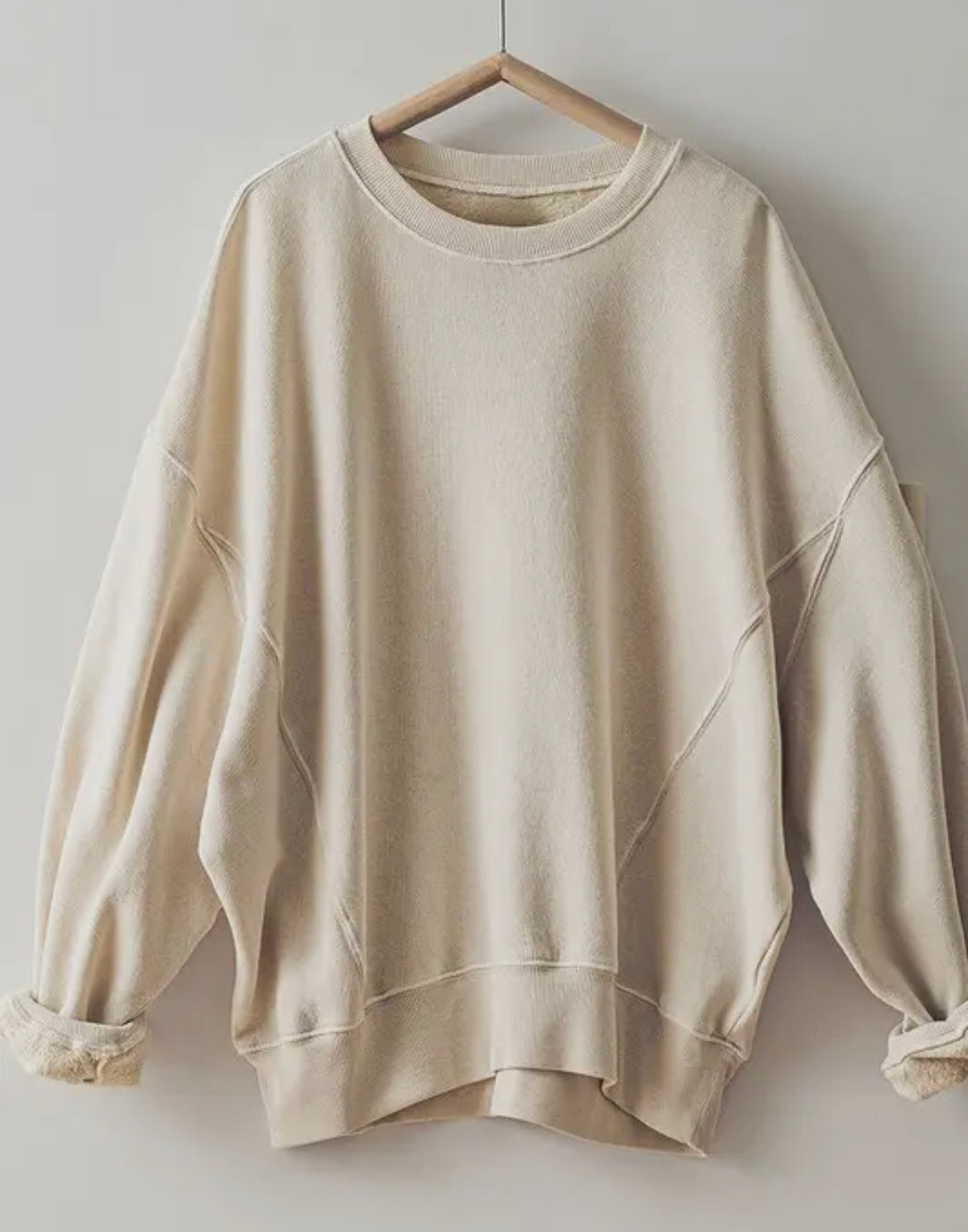 Lazy Days Cream Sweatshirt