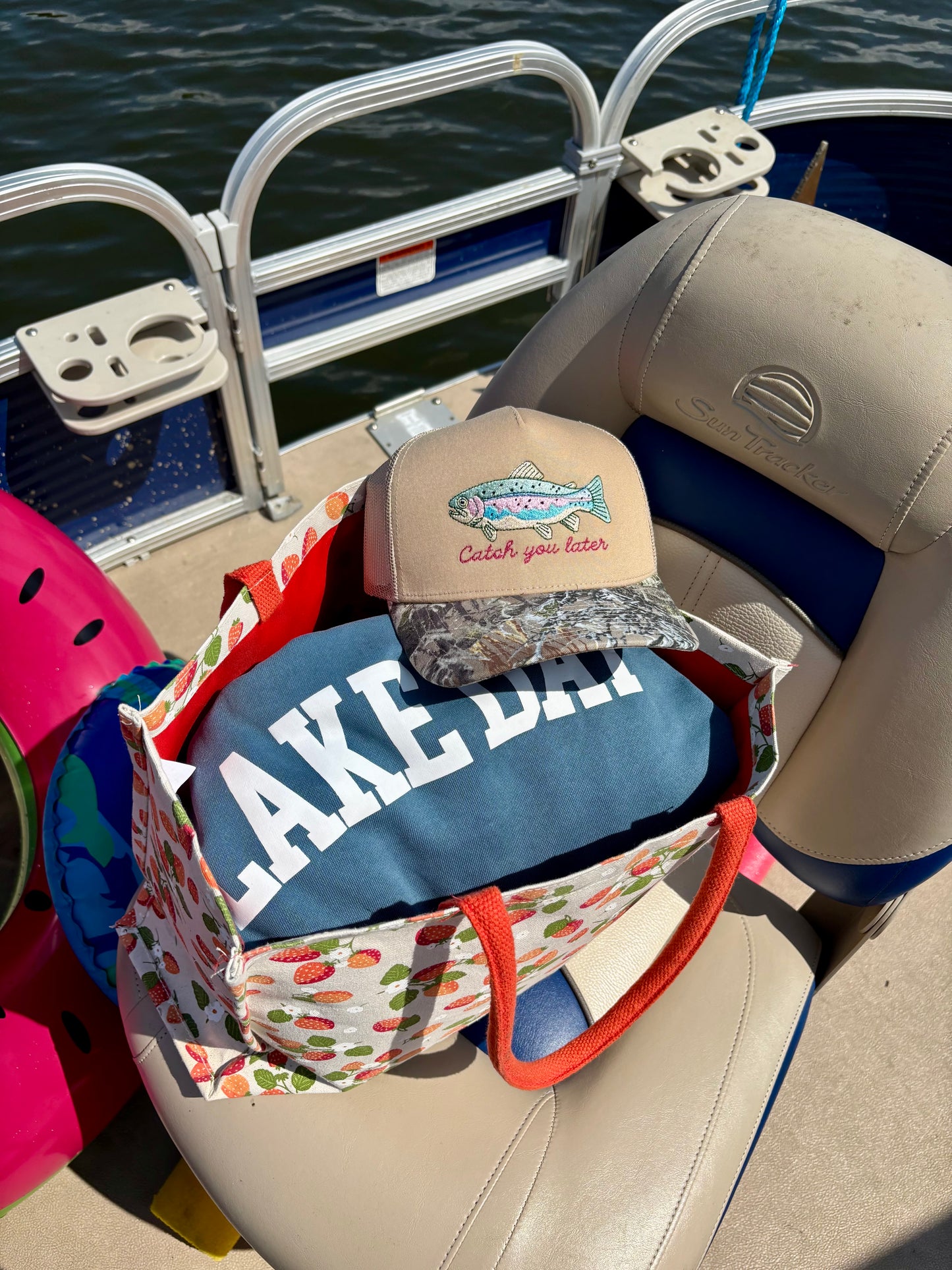 Catch You Later Embroidered Trucker Hat