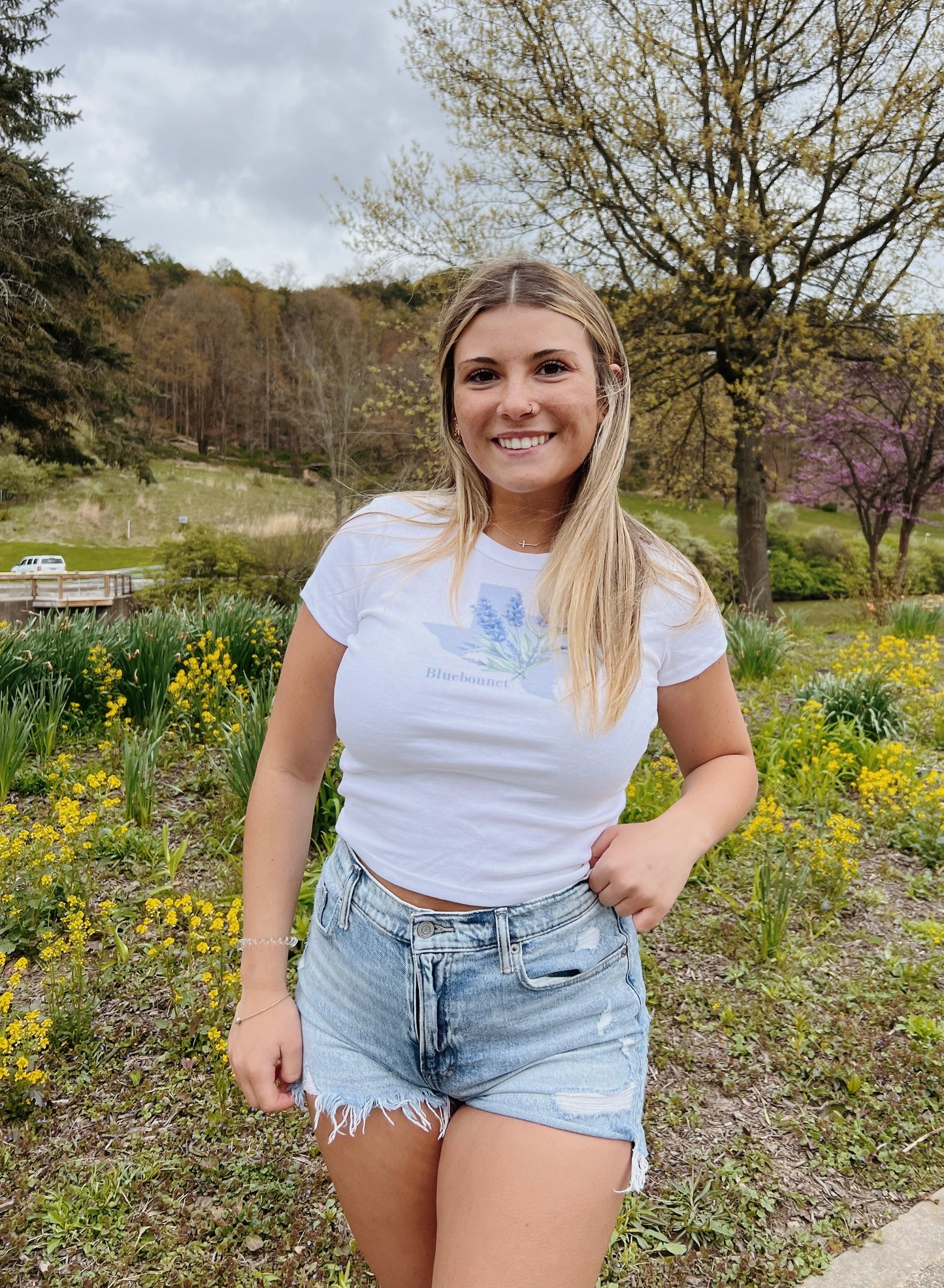 Texas State Flower Baby Tee