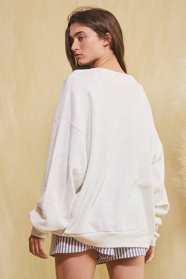 USA Graphic Oversized Sweatshirt