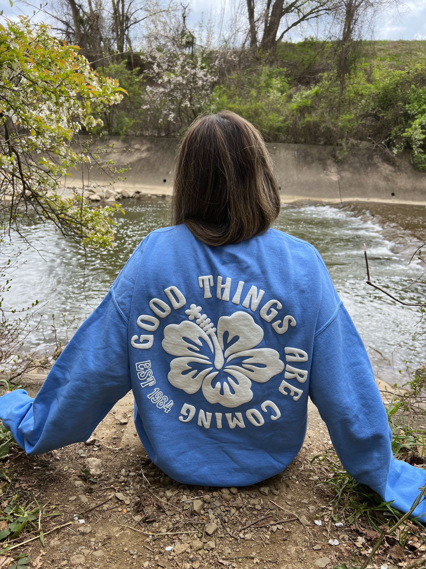 Good Things Are Coming Puff Sweatshirt