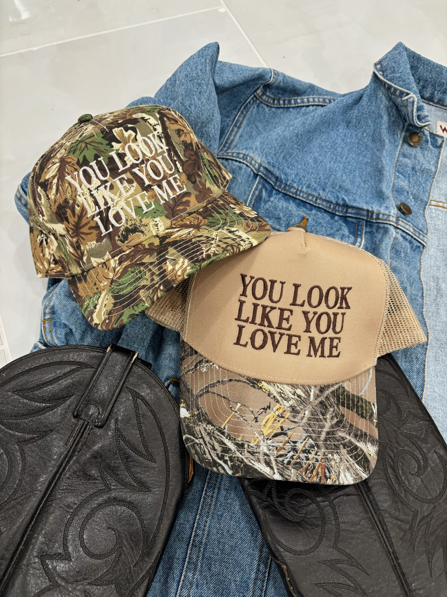 You Look Like You Love Me Trucker Hat