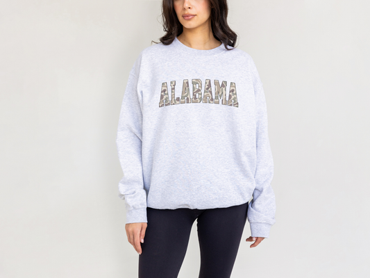 State Camo (A-M) Crewneck Sweatshirt