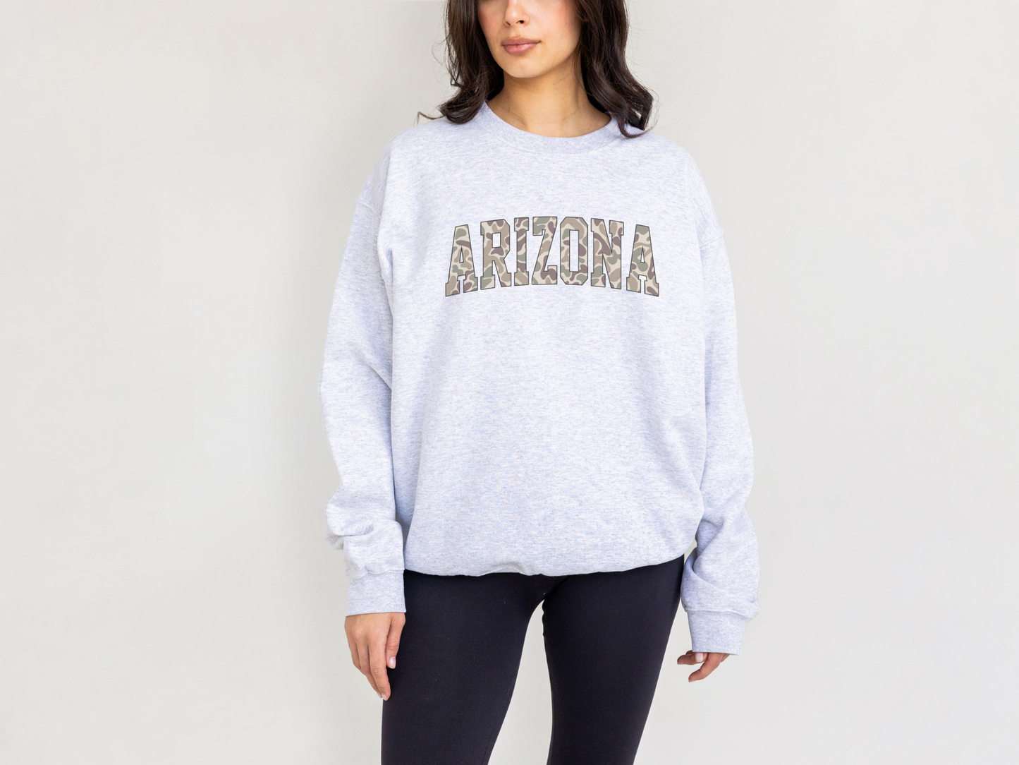 State Camo (A-M) Crewneck Sweatshirt