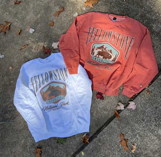 Yellowstone Graphic Crewneck Sweatshirt