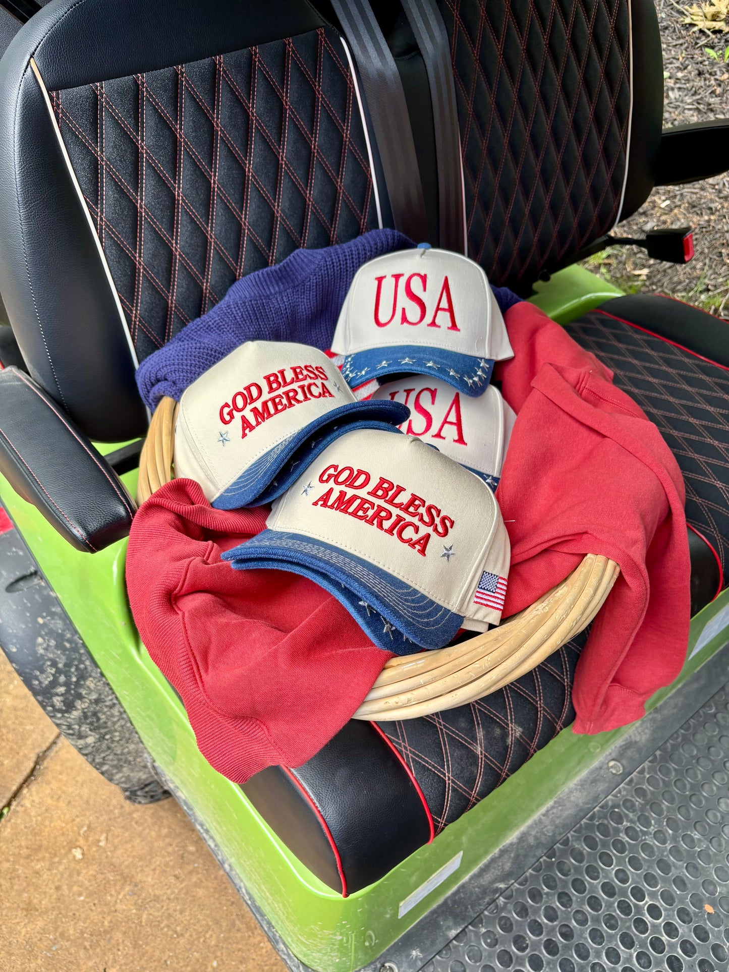 USA Embroidered Trucker Hat
