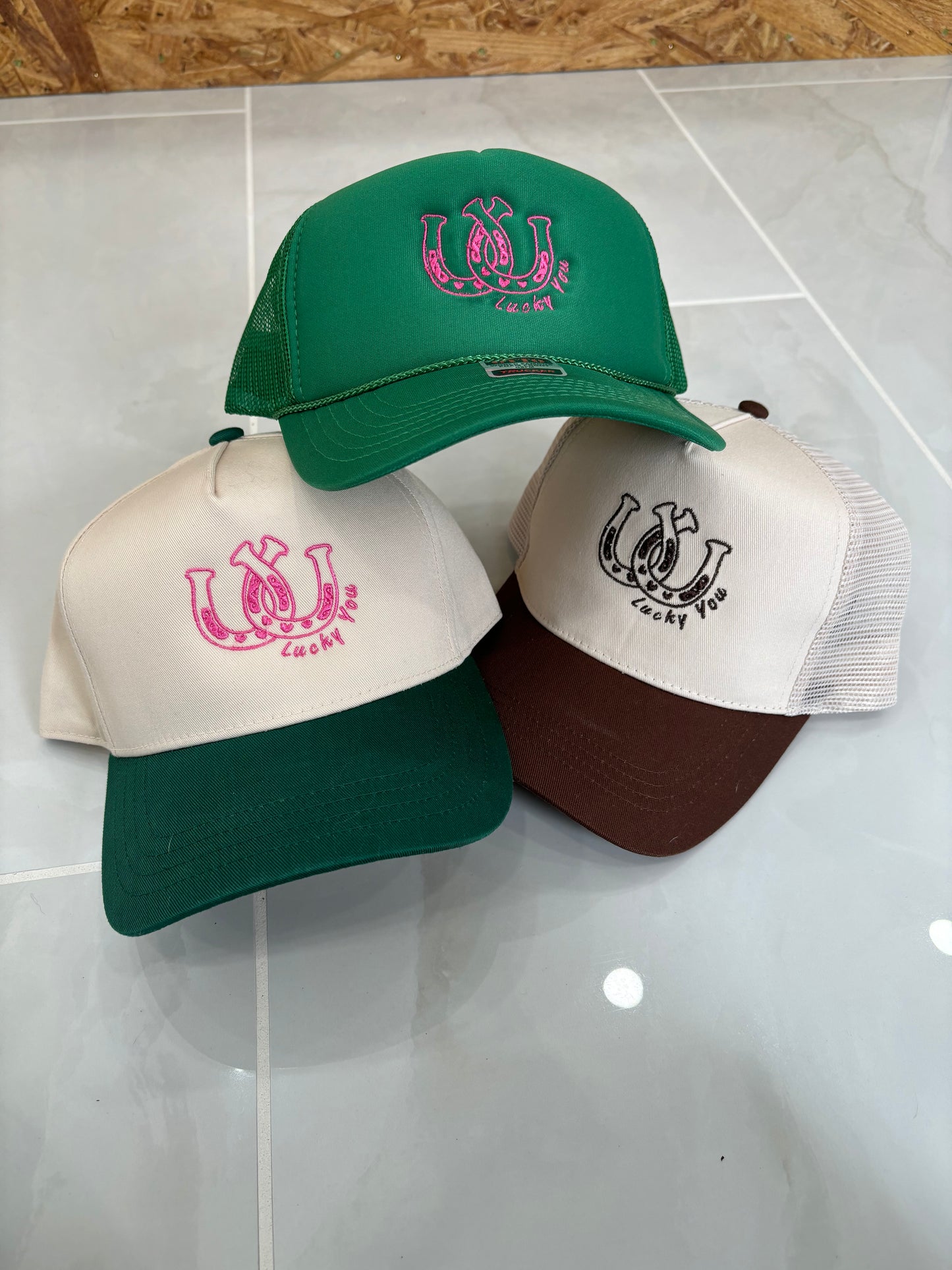 Luck You Embroidered Hat