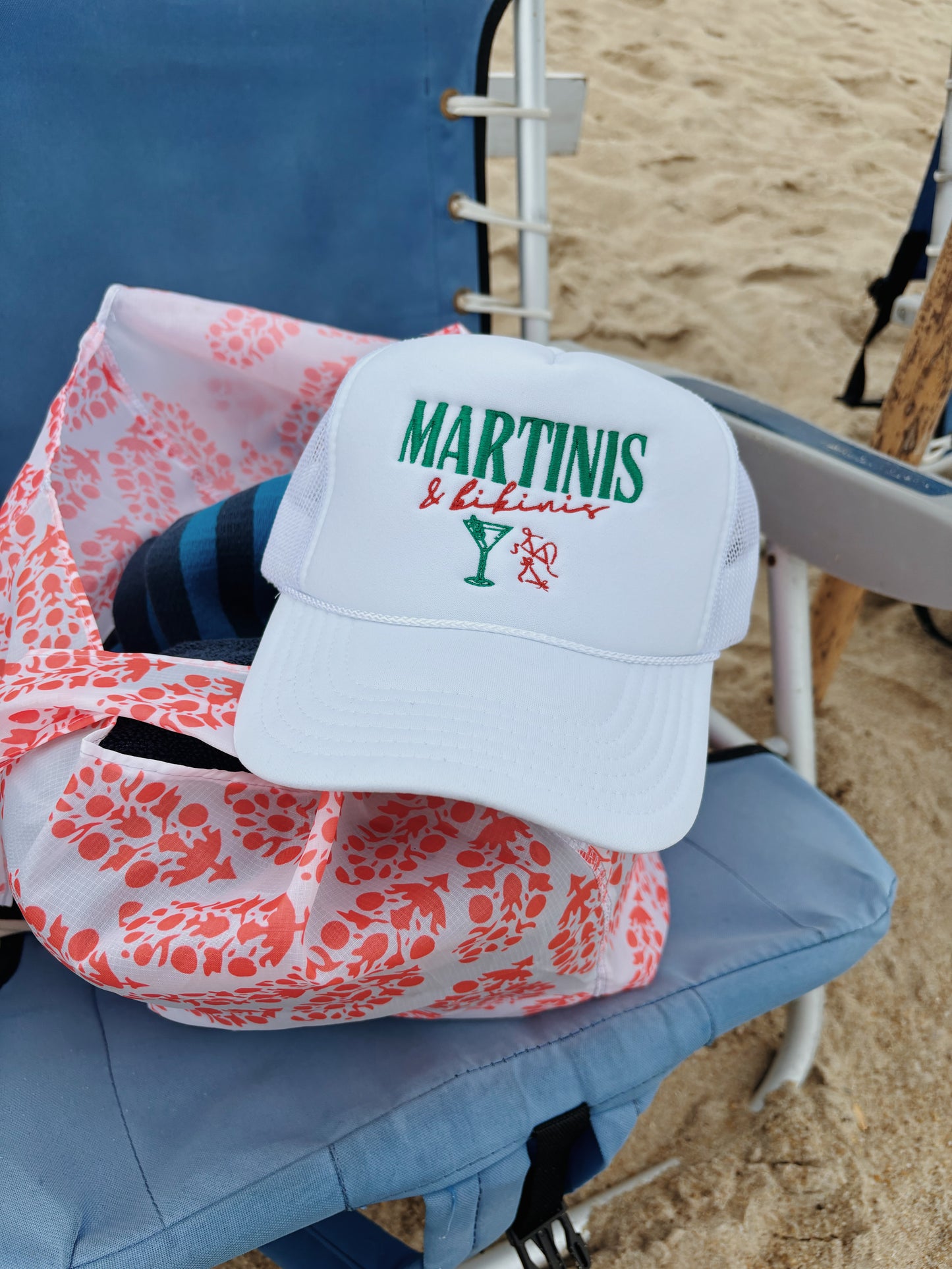 Martinis & Bikini Foam Trucker Hat