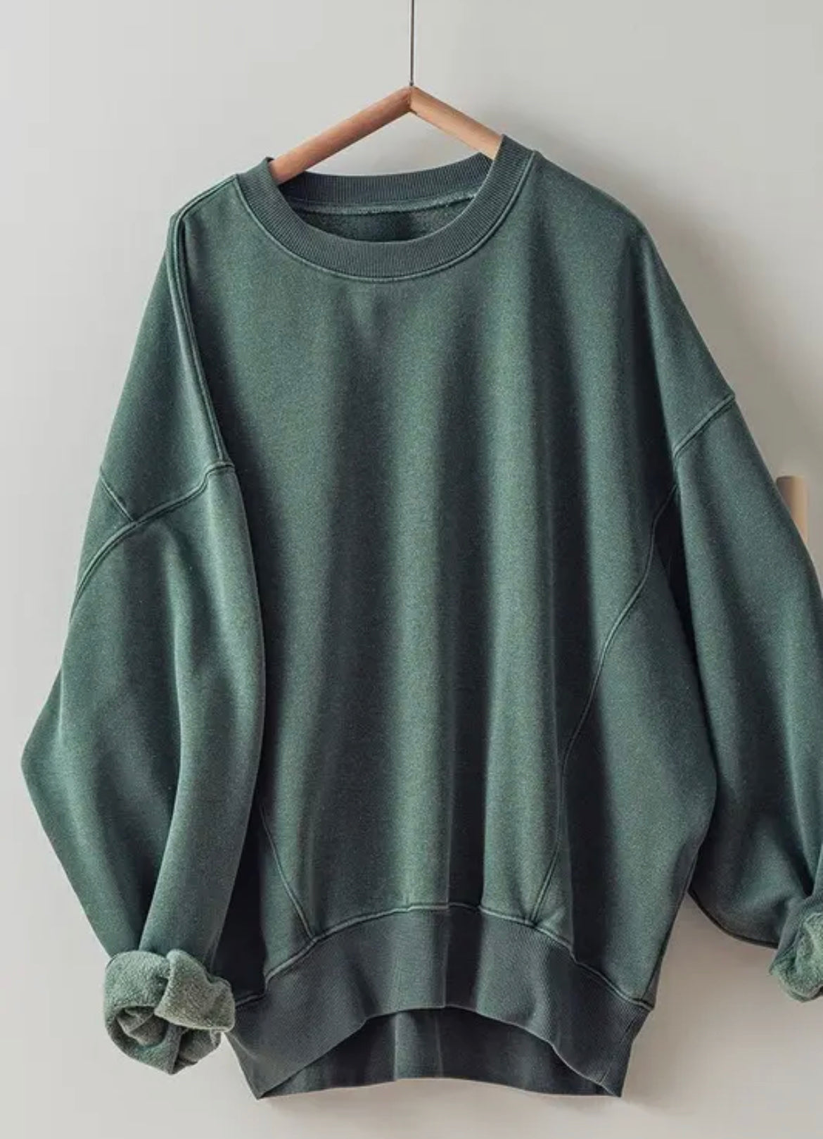 Lazy Days Green Sweatshirt