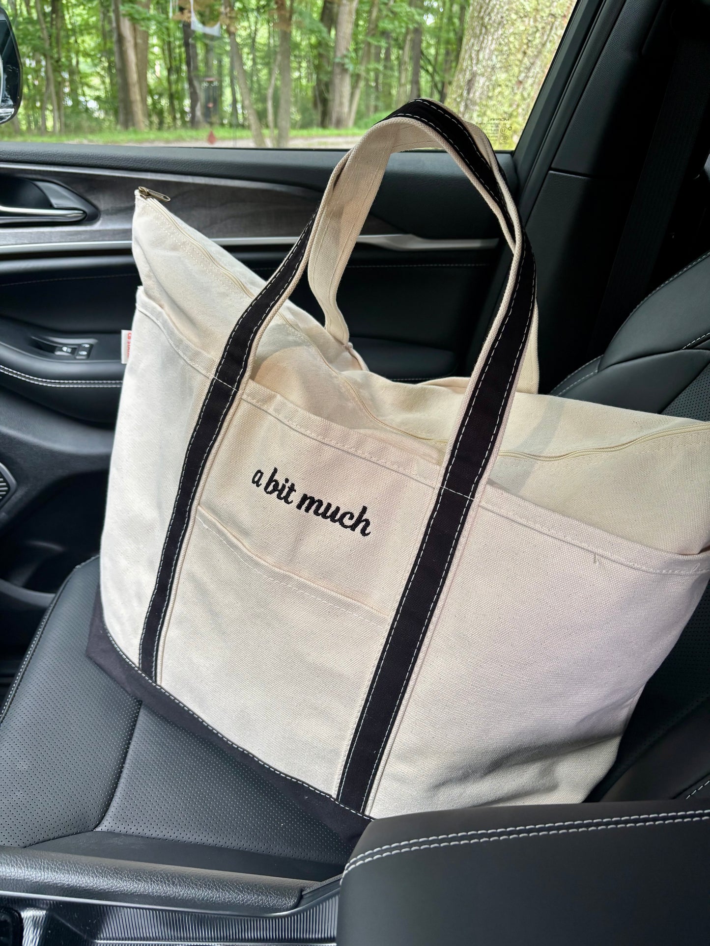 Custom Personalized Embroidered Canvas Tote Bag