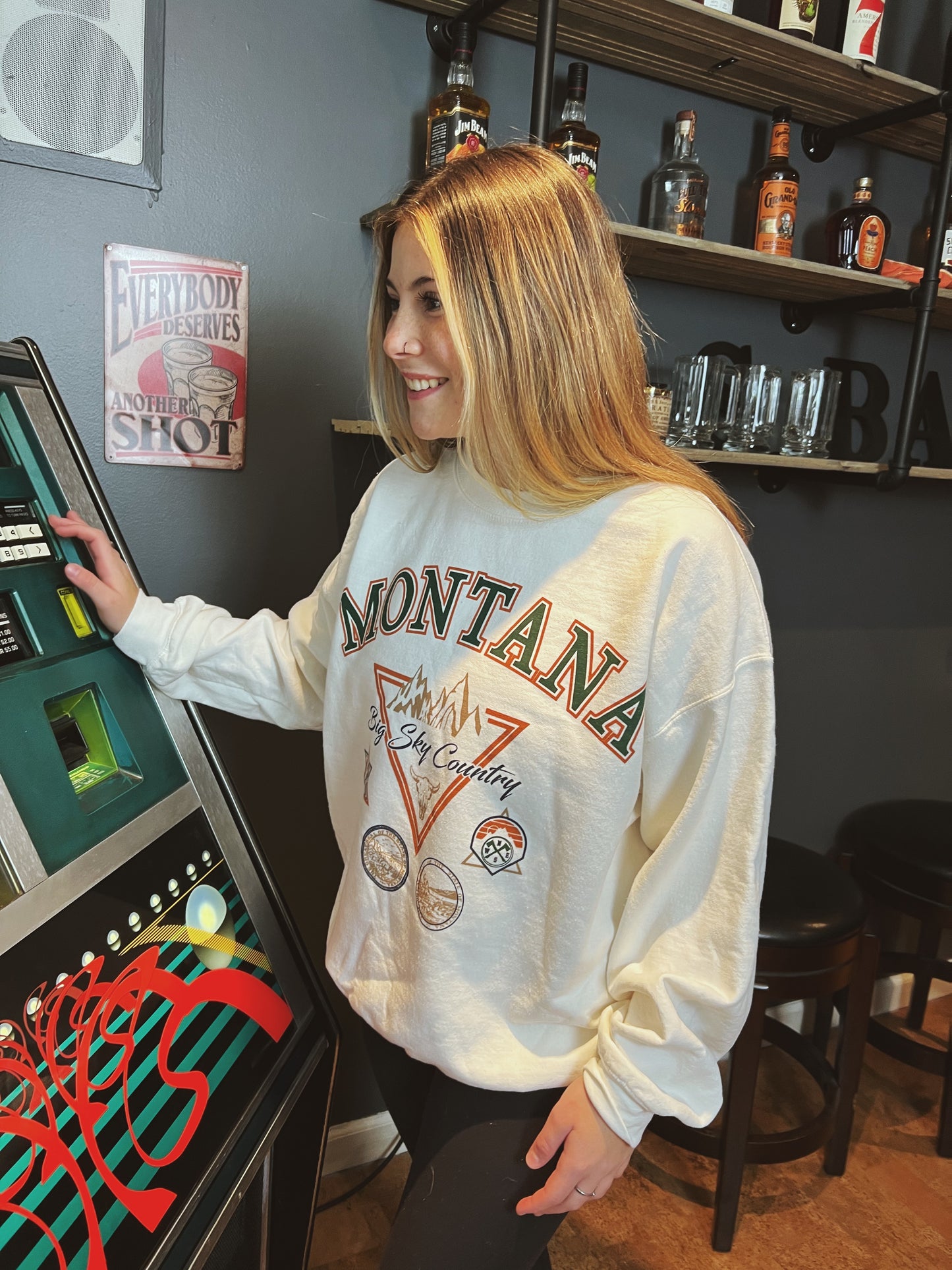 Montana Graphic Crewneck Sweatshirt